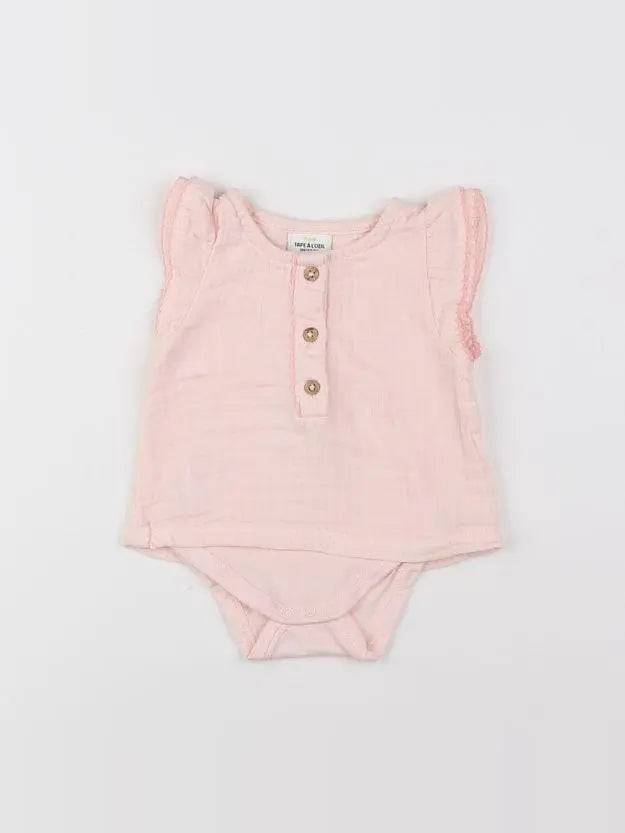 Tape à l'oeil - body vetement rose - 1 mois