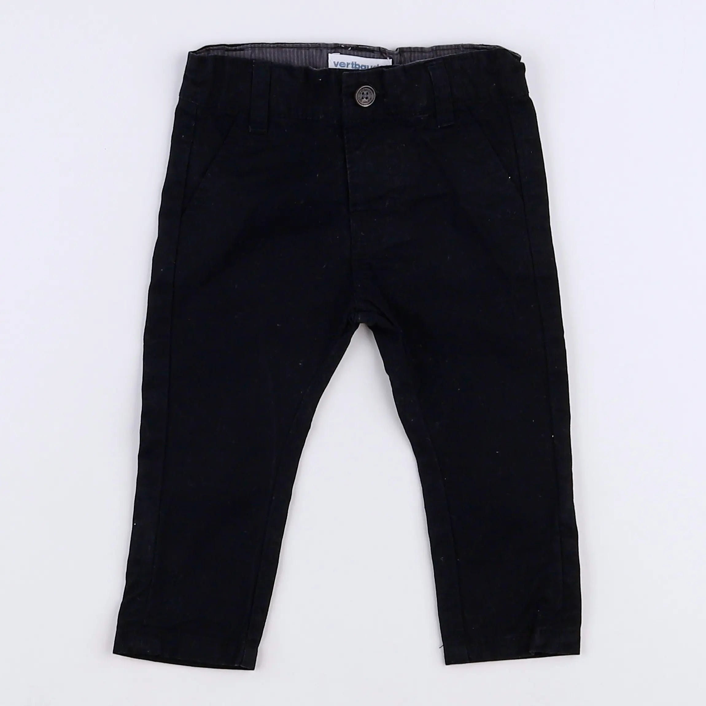 Vertbaudet - pantalon noir - 3 mois