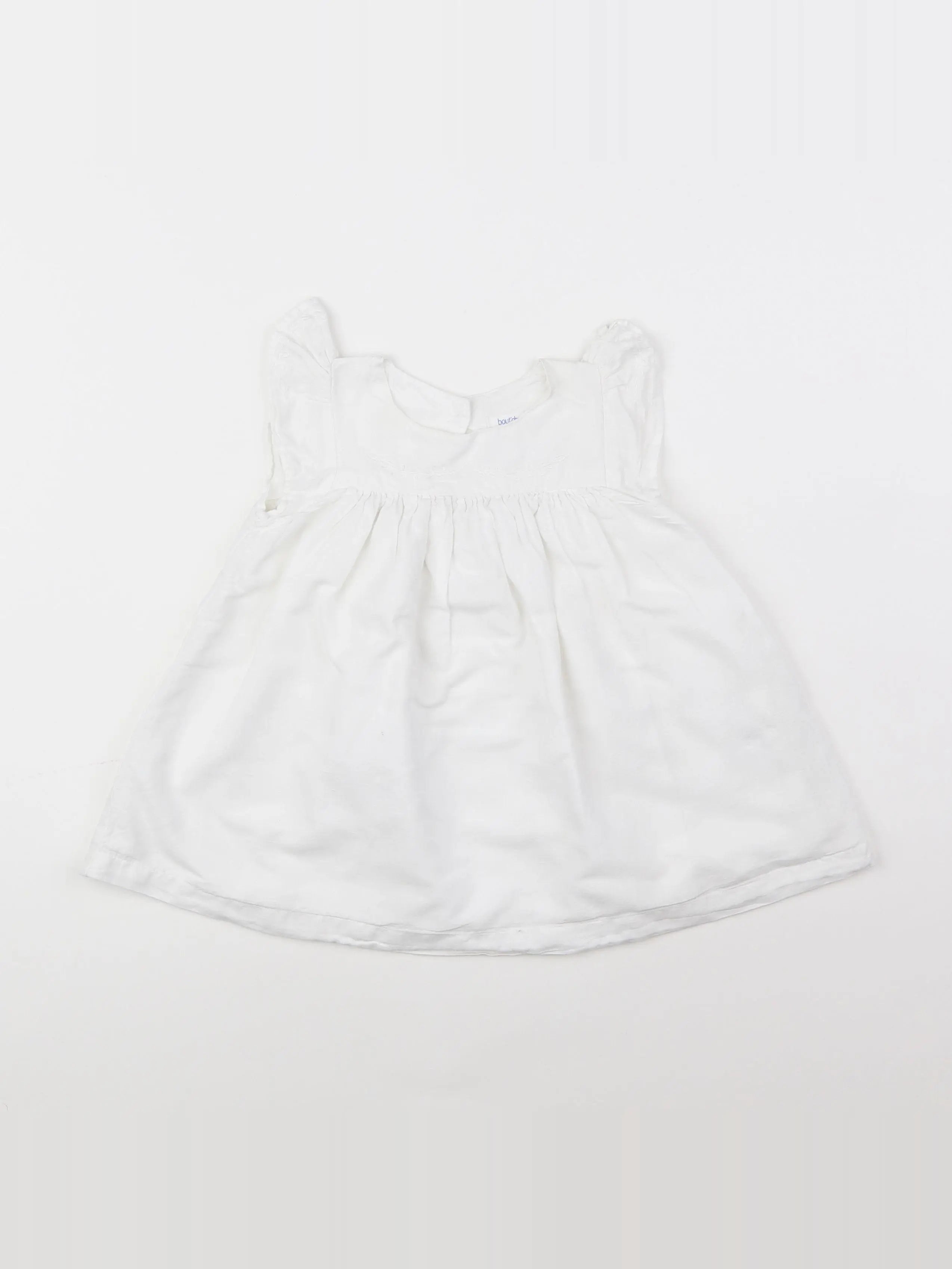 Boutchou - robe blanc - 12 mois