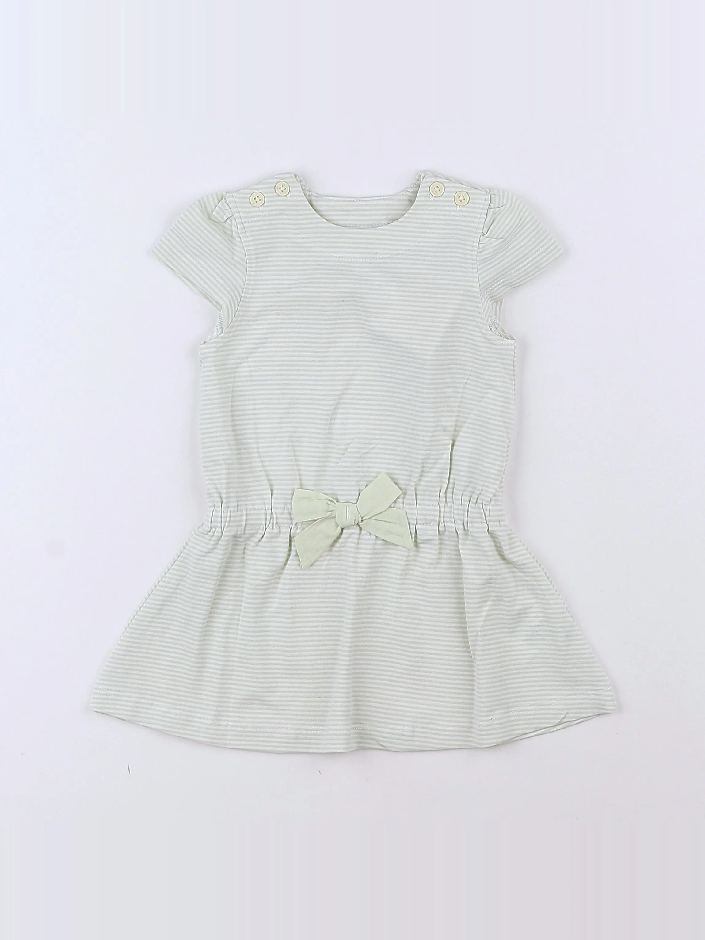 Natalys - robe vert - 12 mois