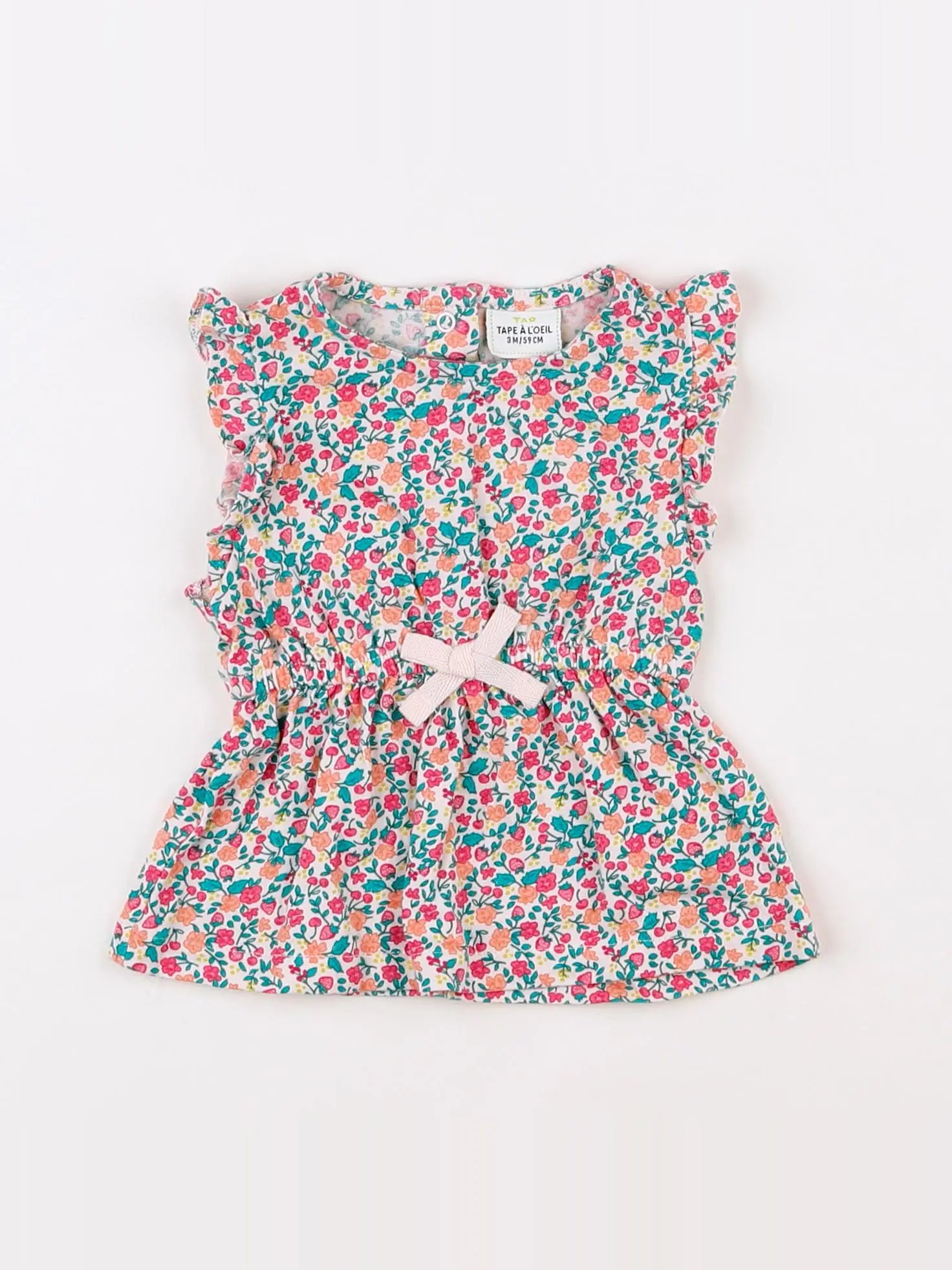 Tape à l'oeil - robe multicolore - 3 mois