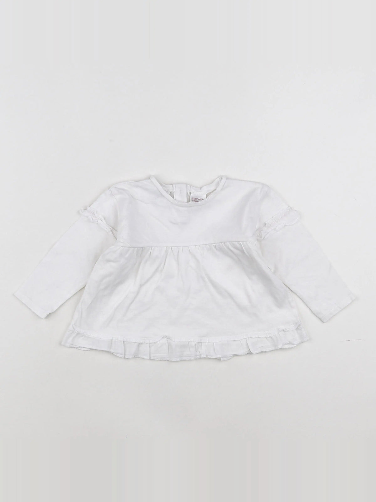 Zara - tee-shirt Blanc - 3/6 mois