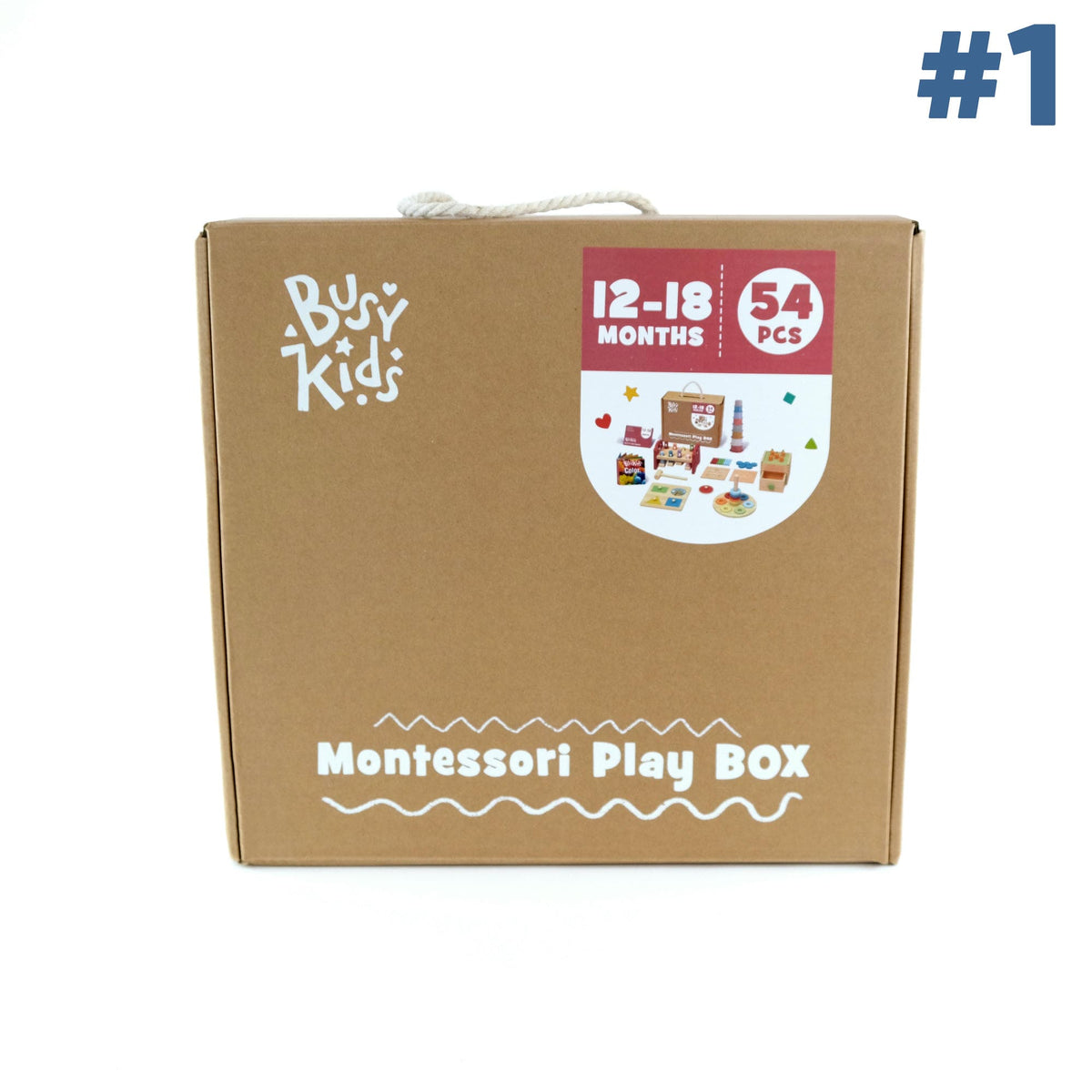 Coffret de Jeu Montessori pour les enfants de 12 à 18 mois