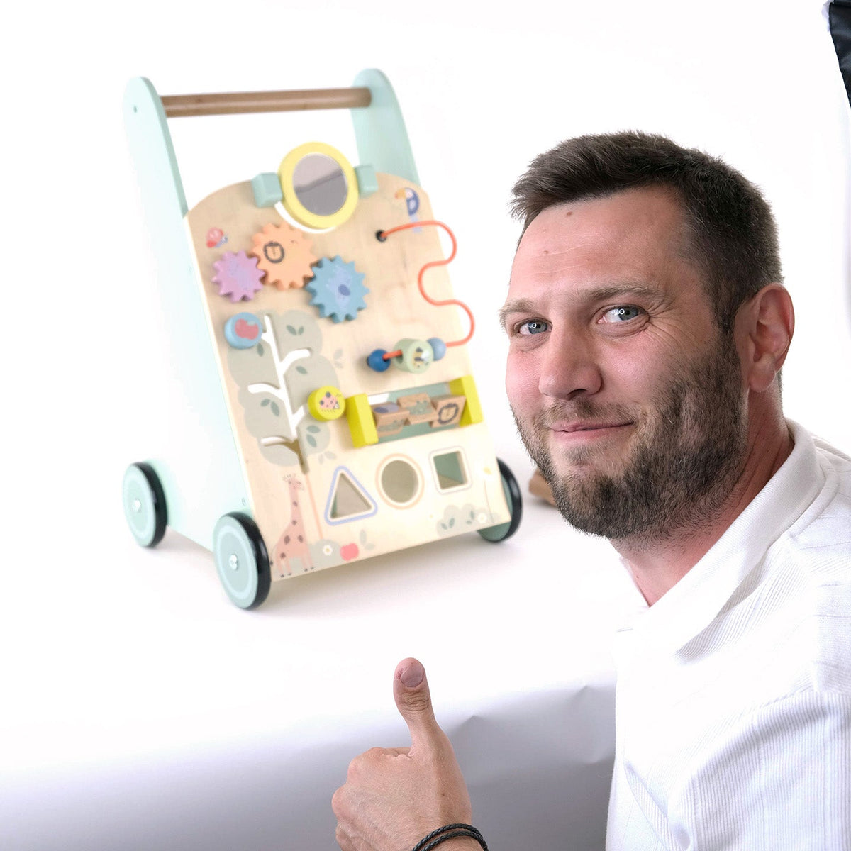 Trotteur en bois pour enfants BusyKids