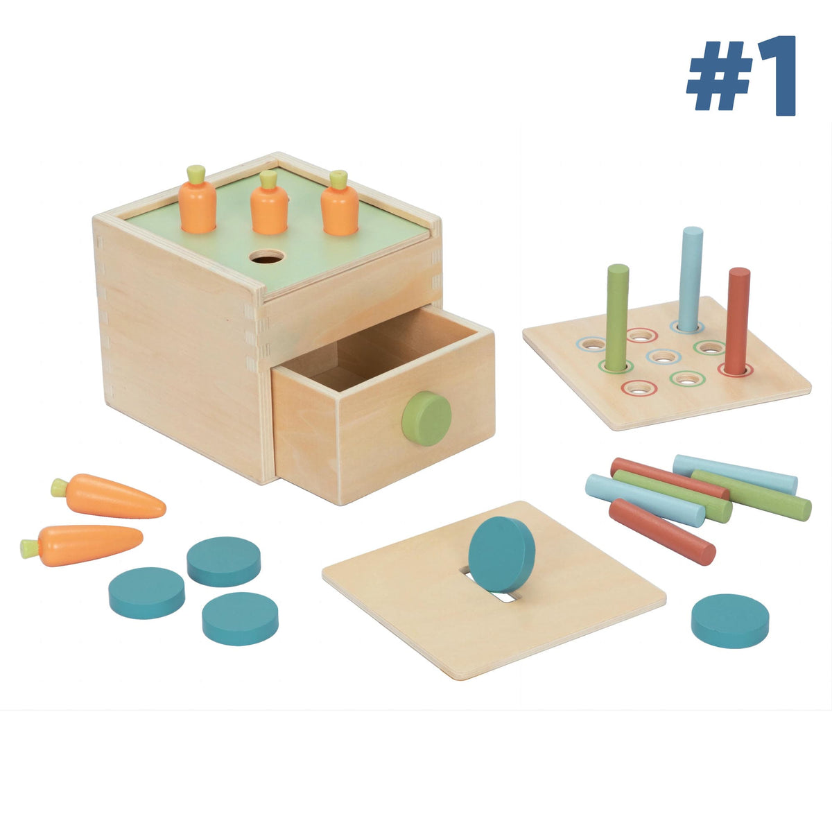 Coffret de Jeu Montessori pour les enfants de 12 à 18 mois