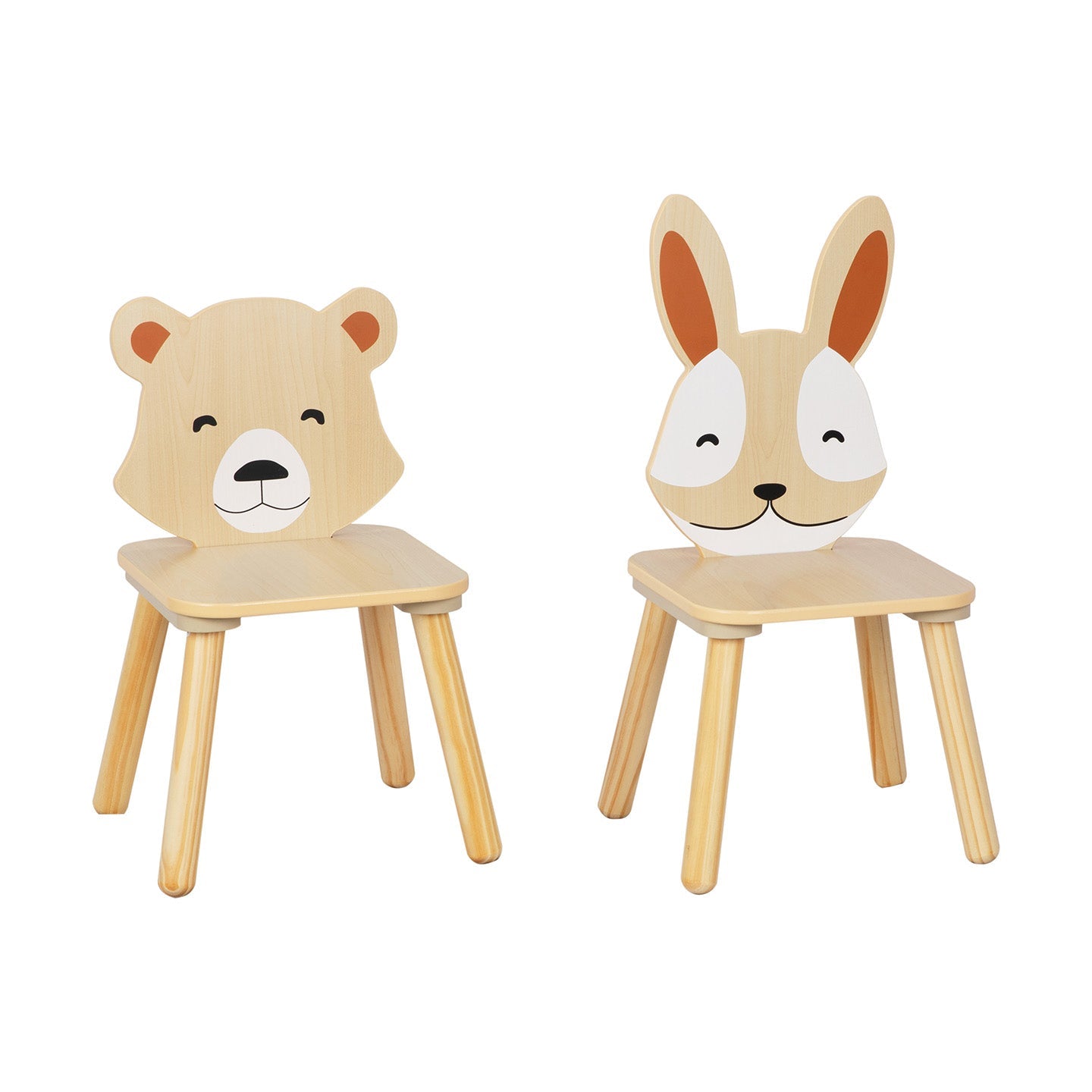 Ensemble de Deux Chaises et une Table Compacte