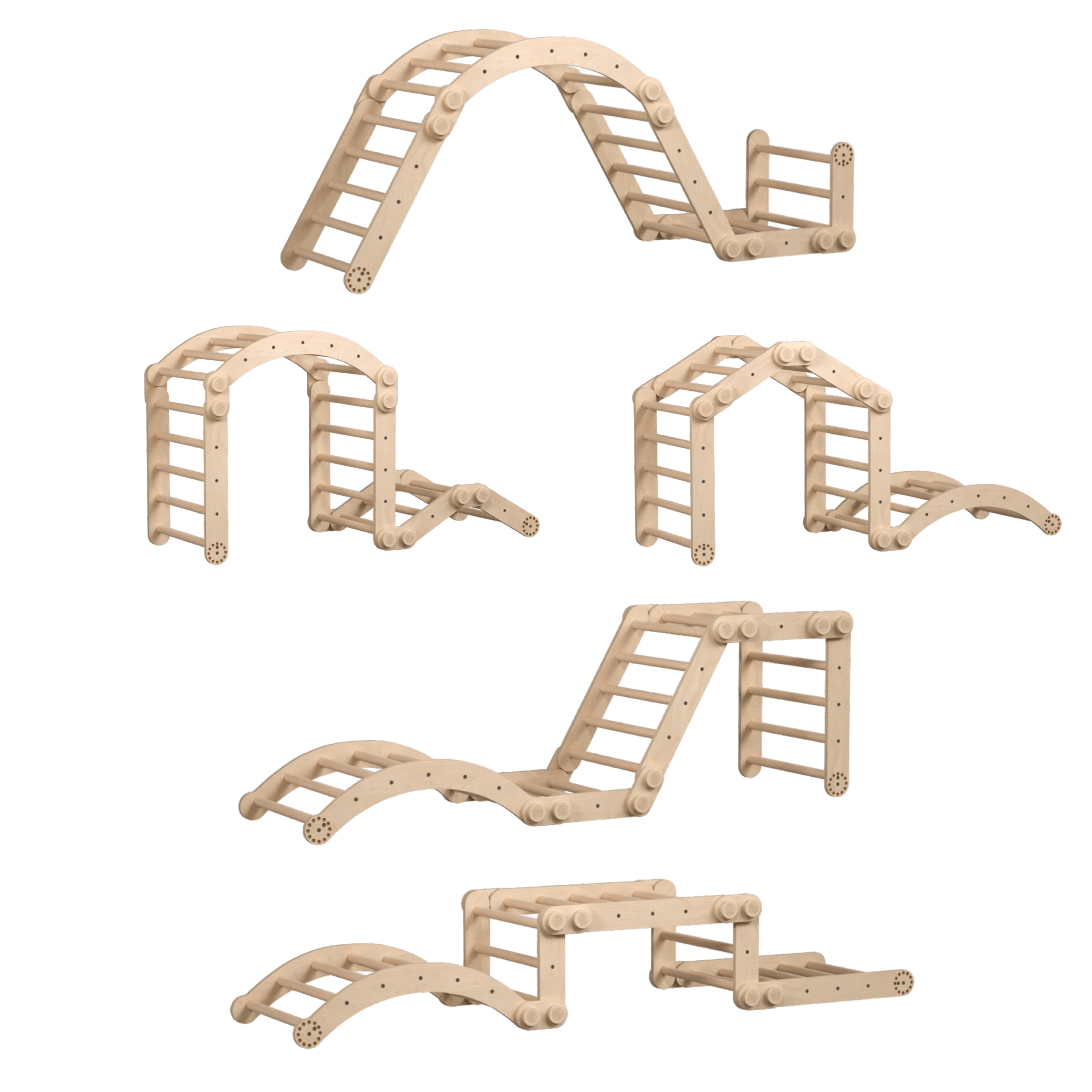 Grand ensemble d’escalade inclinable - Set L