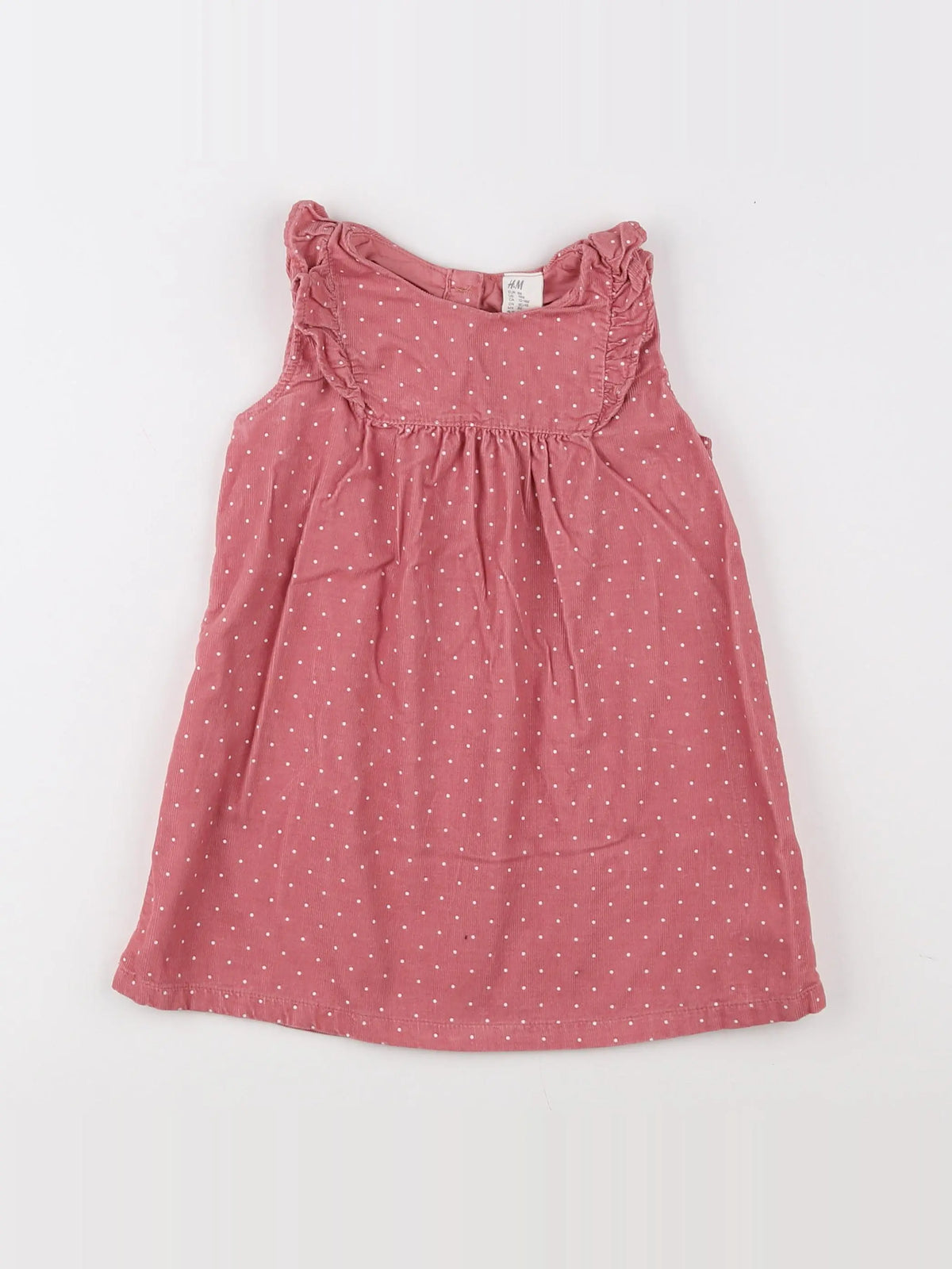 H&M - robe rose - 18 mois