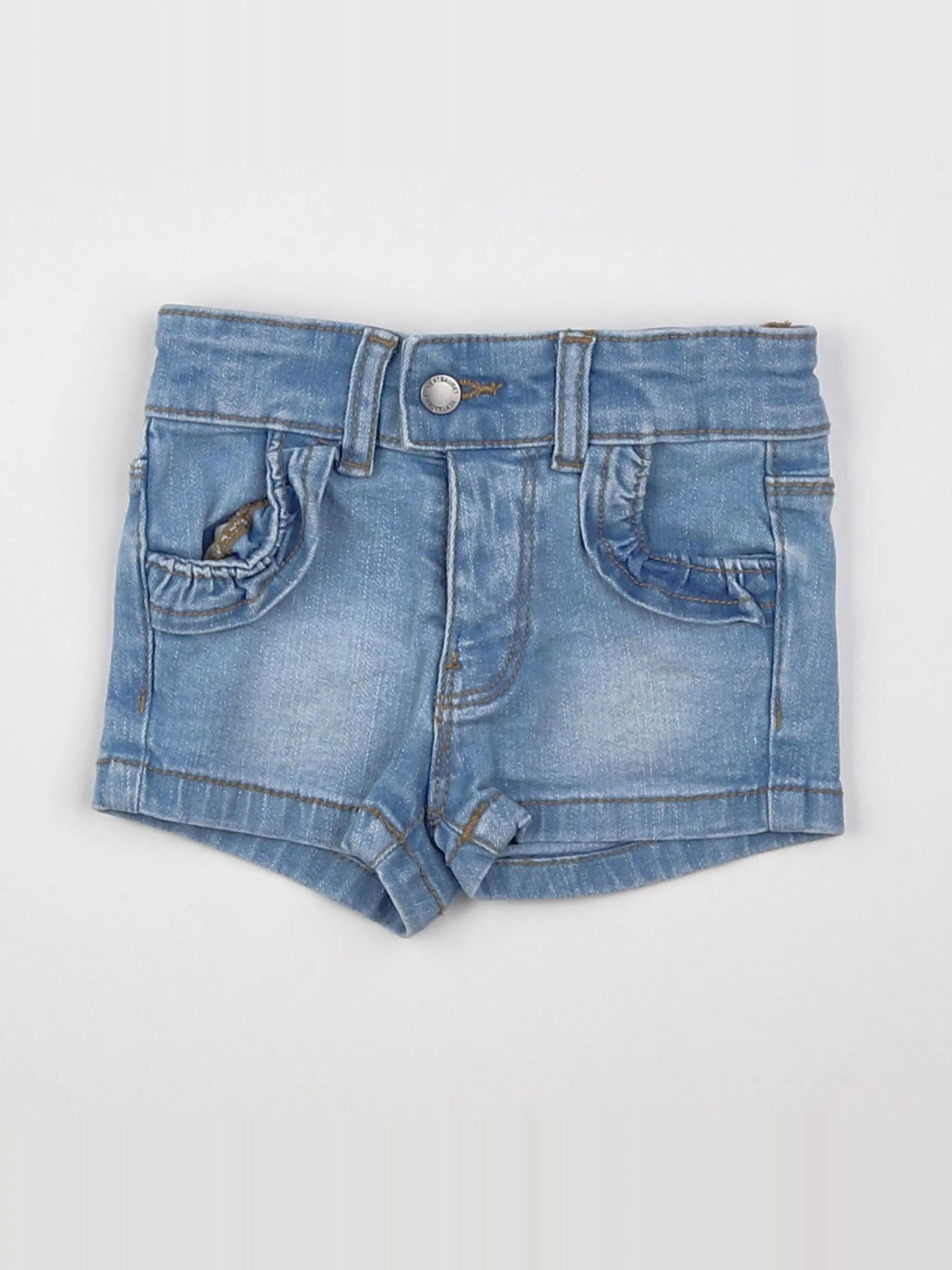 Vertbaudet - short bleu - 3 mois