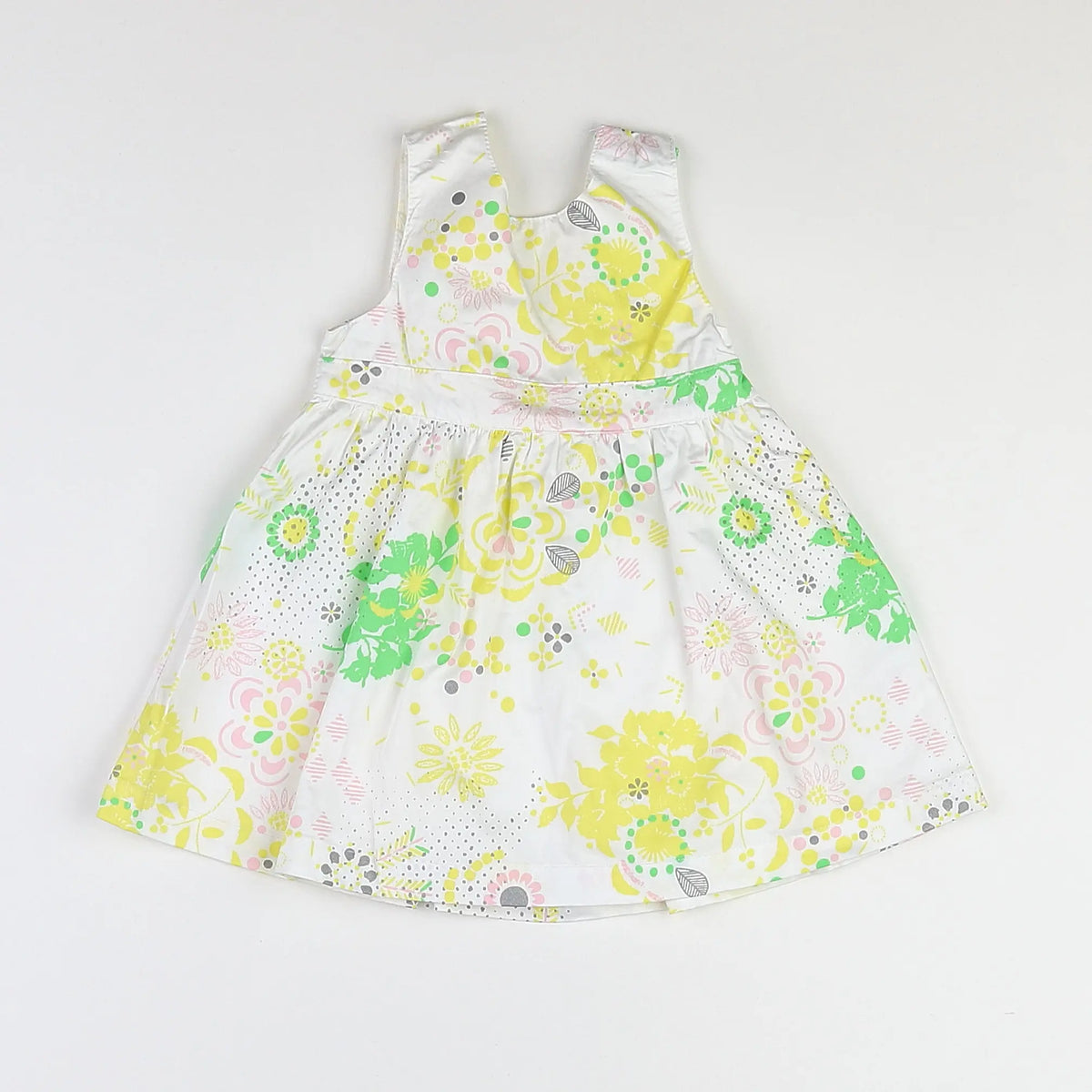 Vertbaudet - robe jaune - 9 mois
