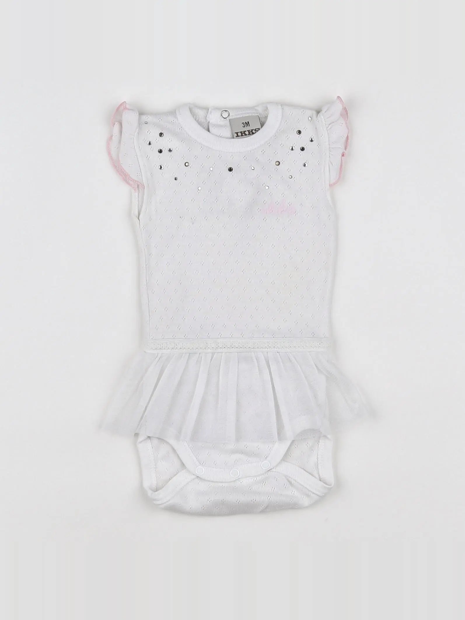 IKKS - body vetement blanc - 3 mois