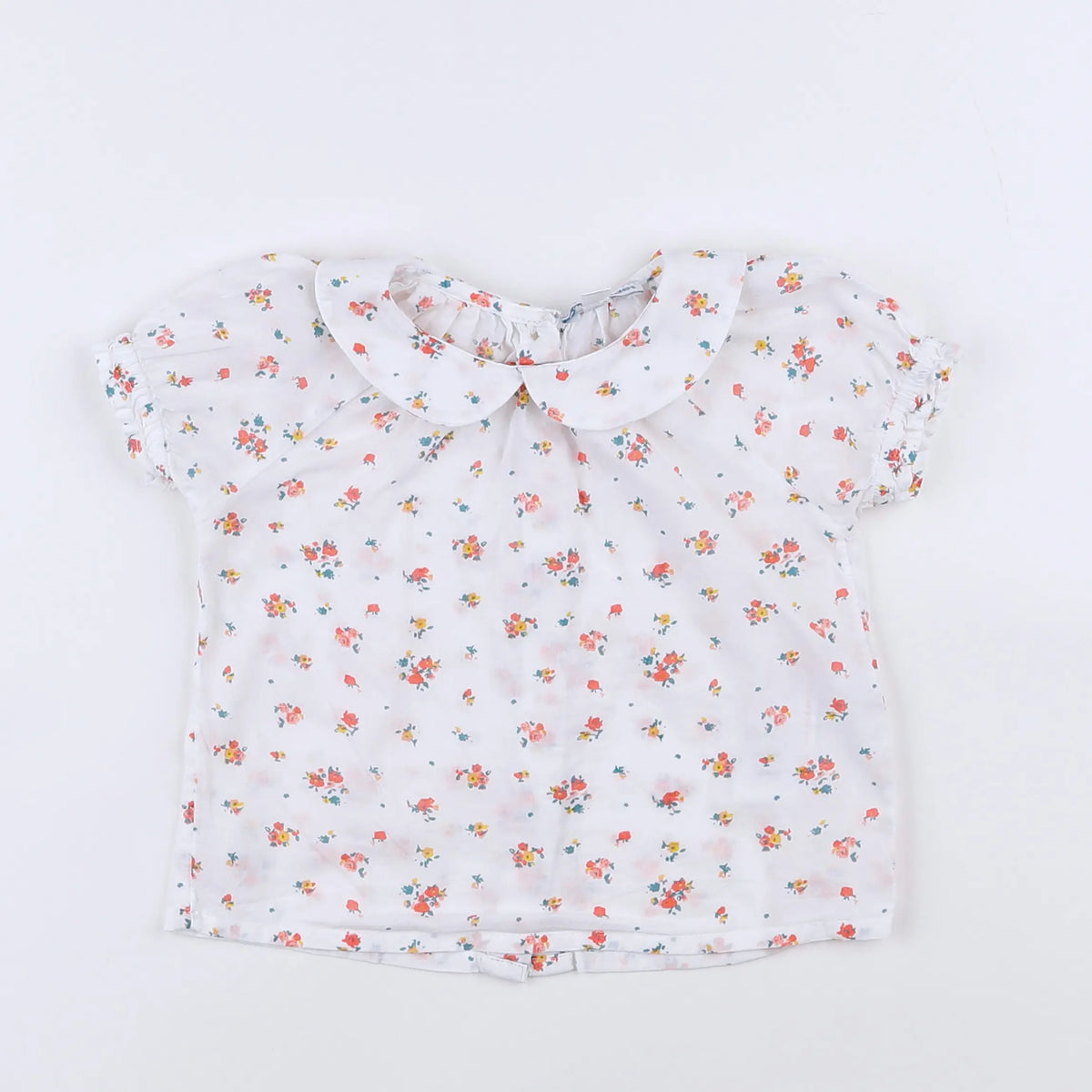 Vertbaudet - blouse blanc - 12 mois