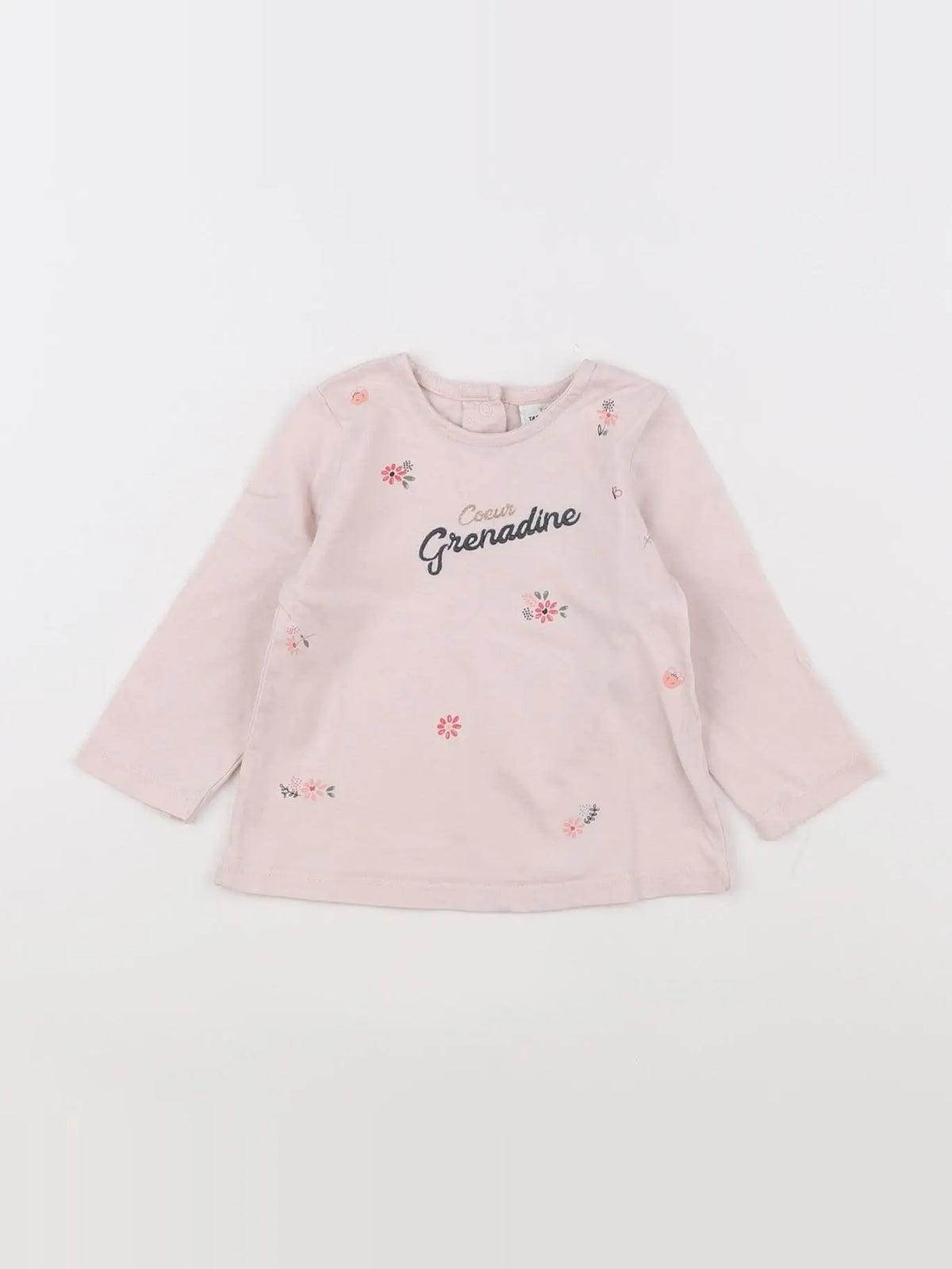 Tape à l'oeil - tee-shirt rose - 6 mois