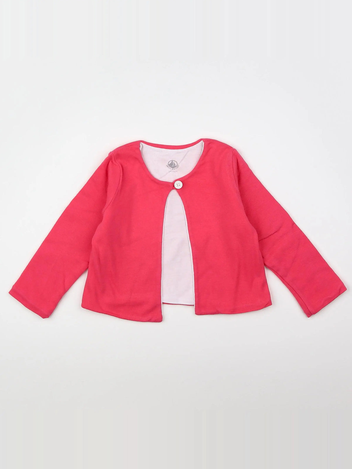Petit Bateau - sweat rose - 12 mois
