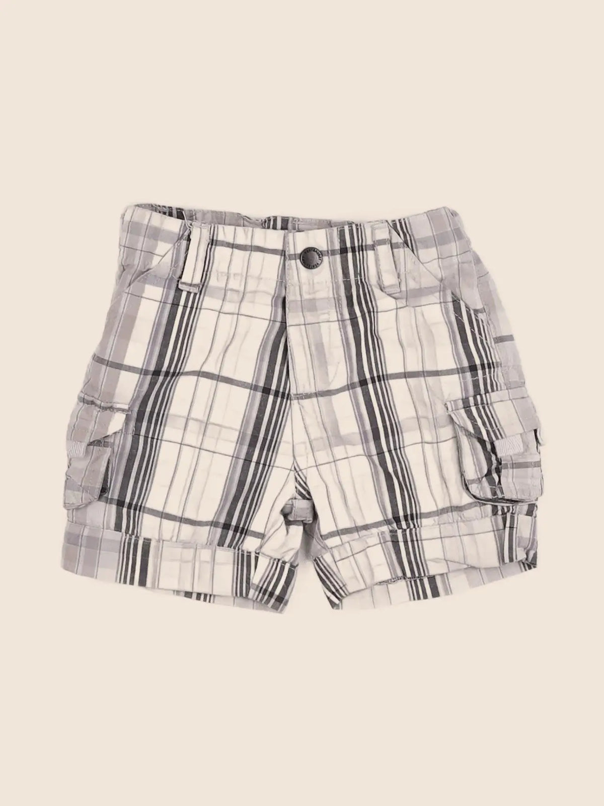 Vertbaudet - short beige - 6 mois