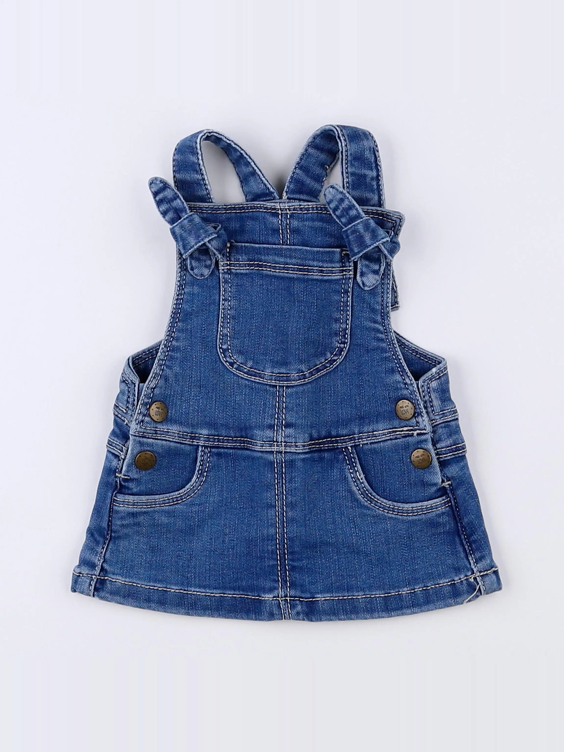 Tape à l'oeil - robe bleu - 3 mois