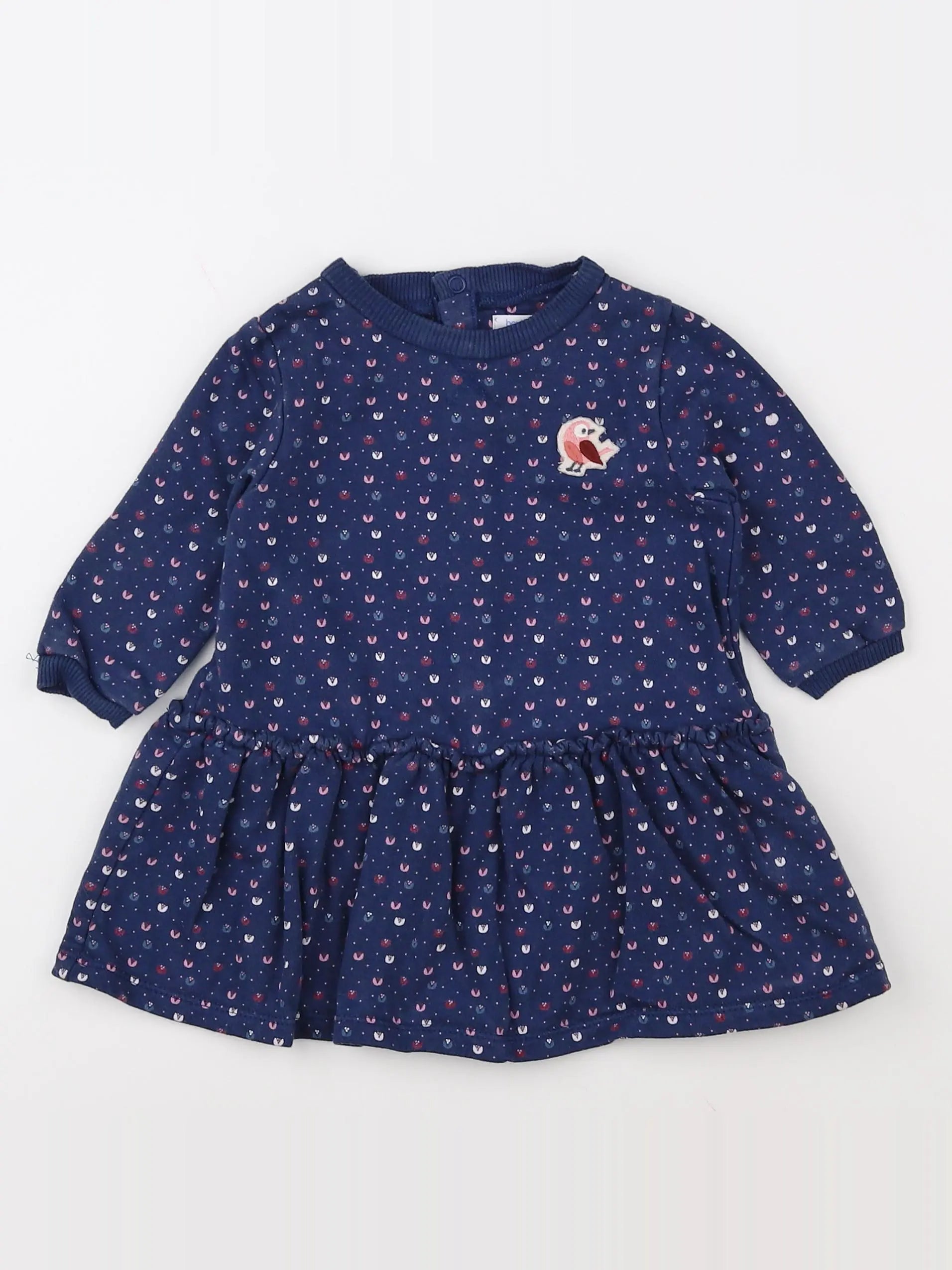 Boutchou - robe bleu - 9 mois