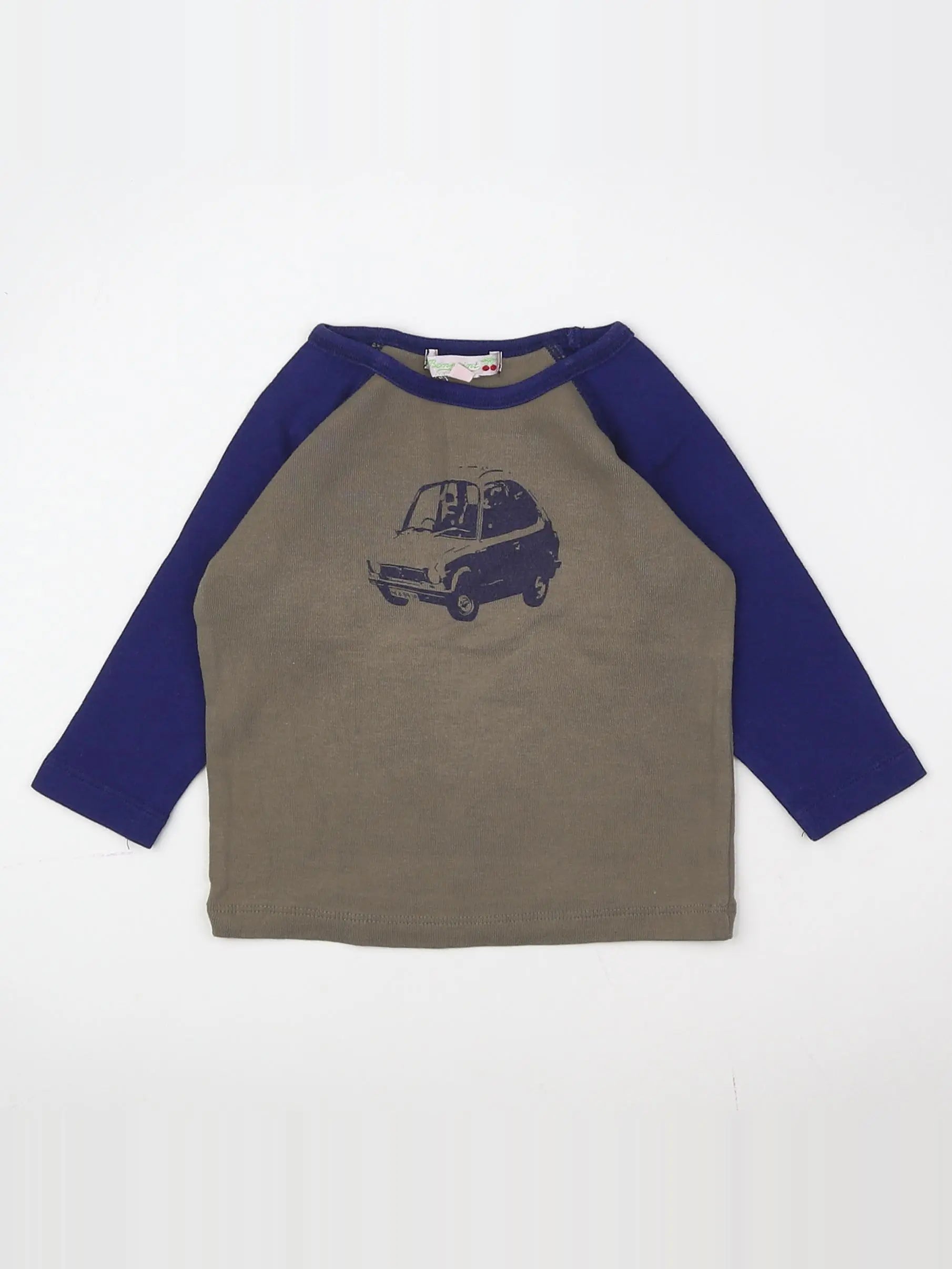 Bonpoint - tee-shirt vert, multicolore - 6 mois