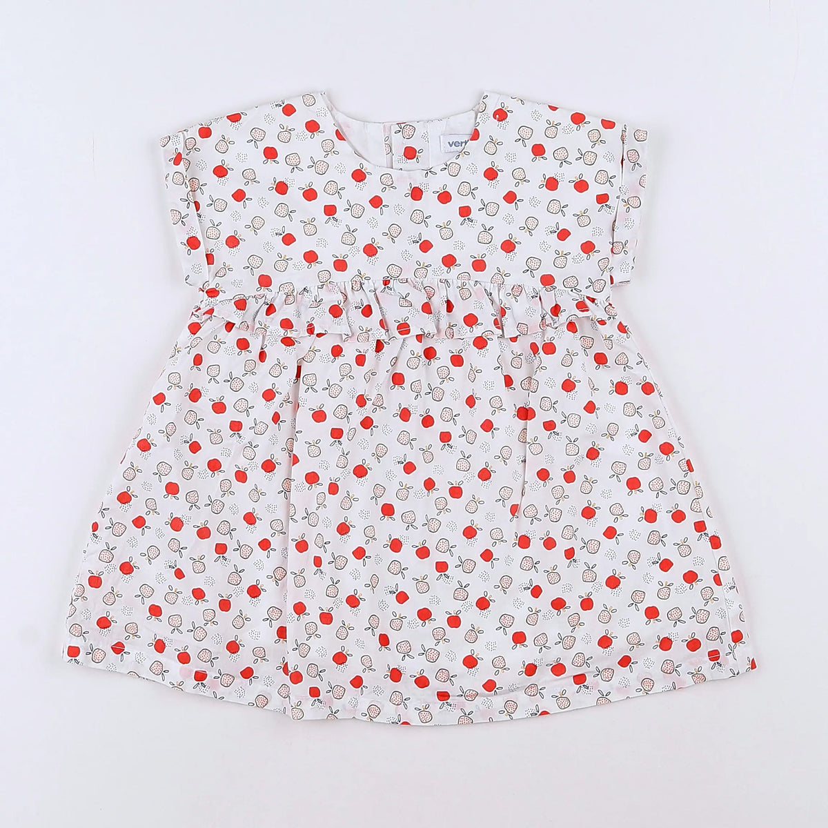 Vertbaudet - robe multicolore - 9 mois
