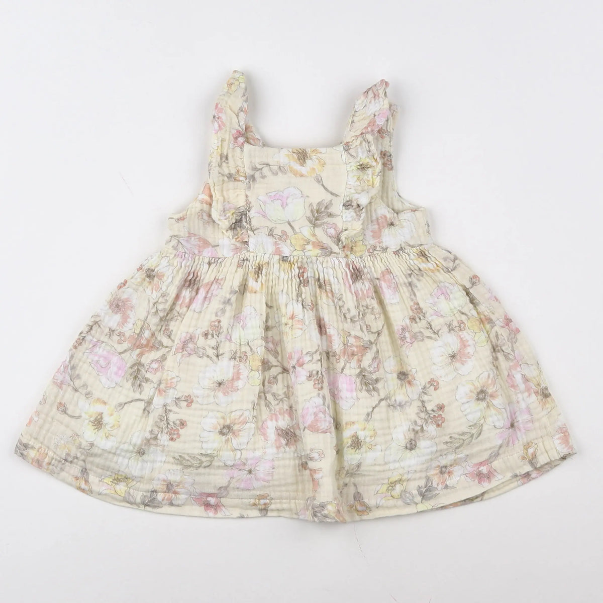 Vertbaudet - robe beige - 2 ans