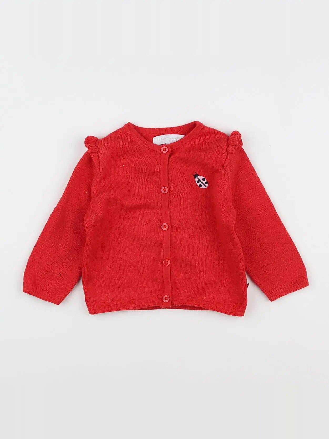 Cadet Rousselle - gilet rouge - 6 mois