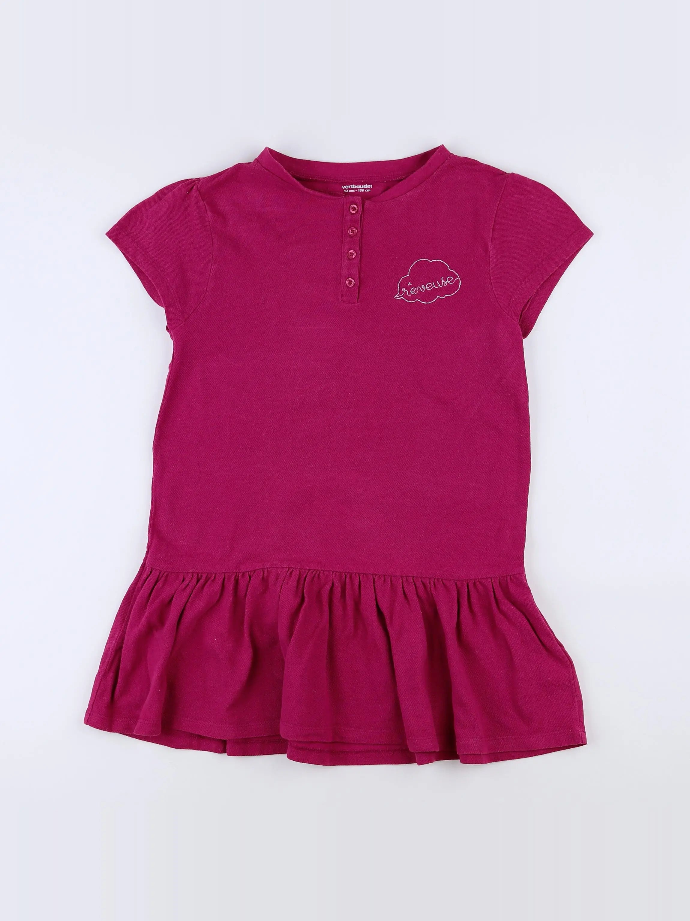 Vertbaudet - robe rose - 12 ans