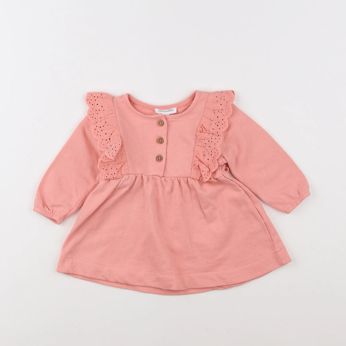 Vertbaudet - robe rose - 3 mois