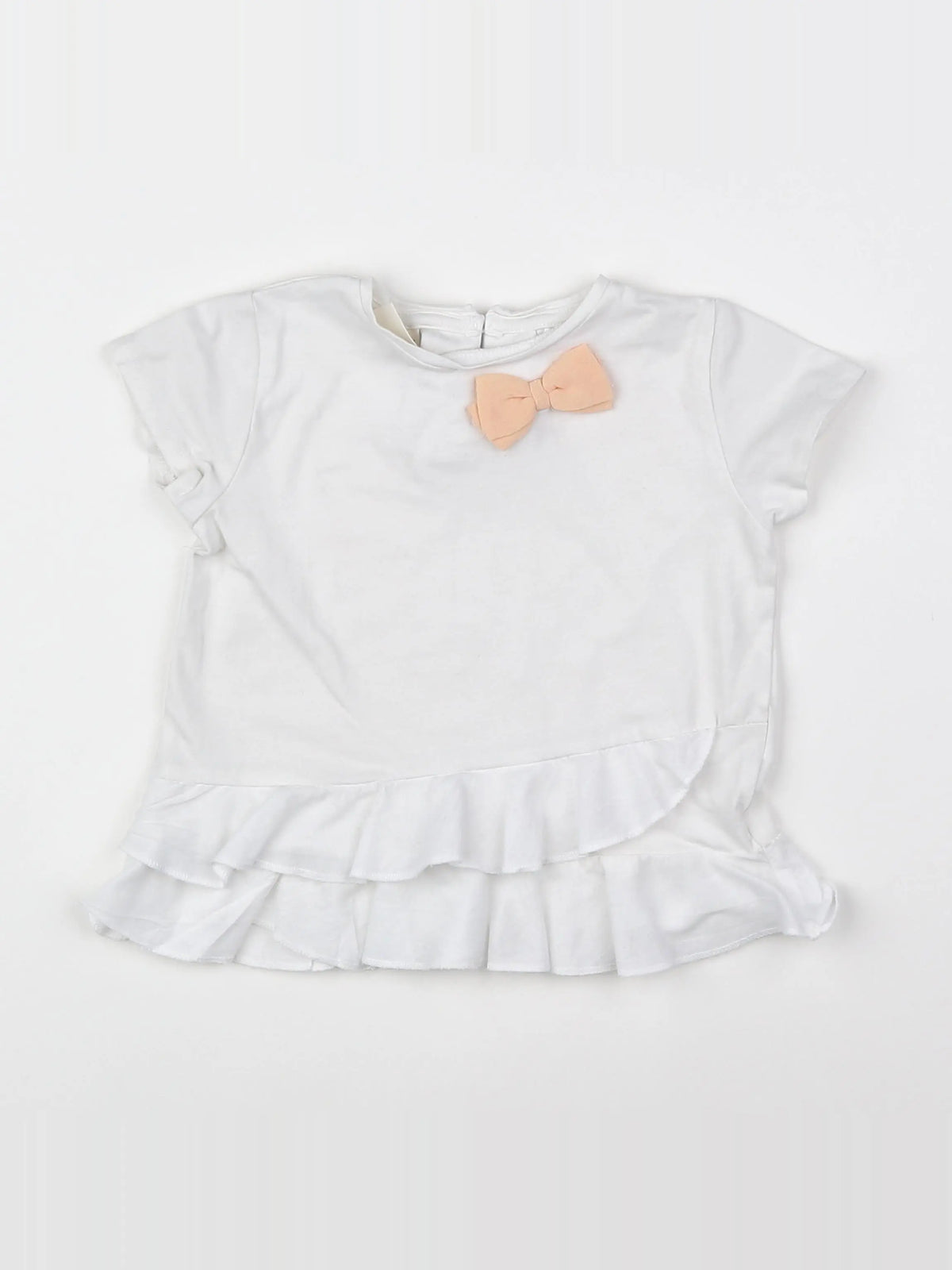 Zara - tee-shirt blanc - 12/18 mois