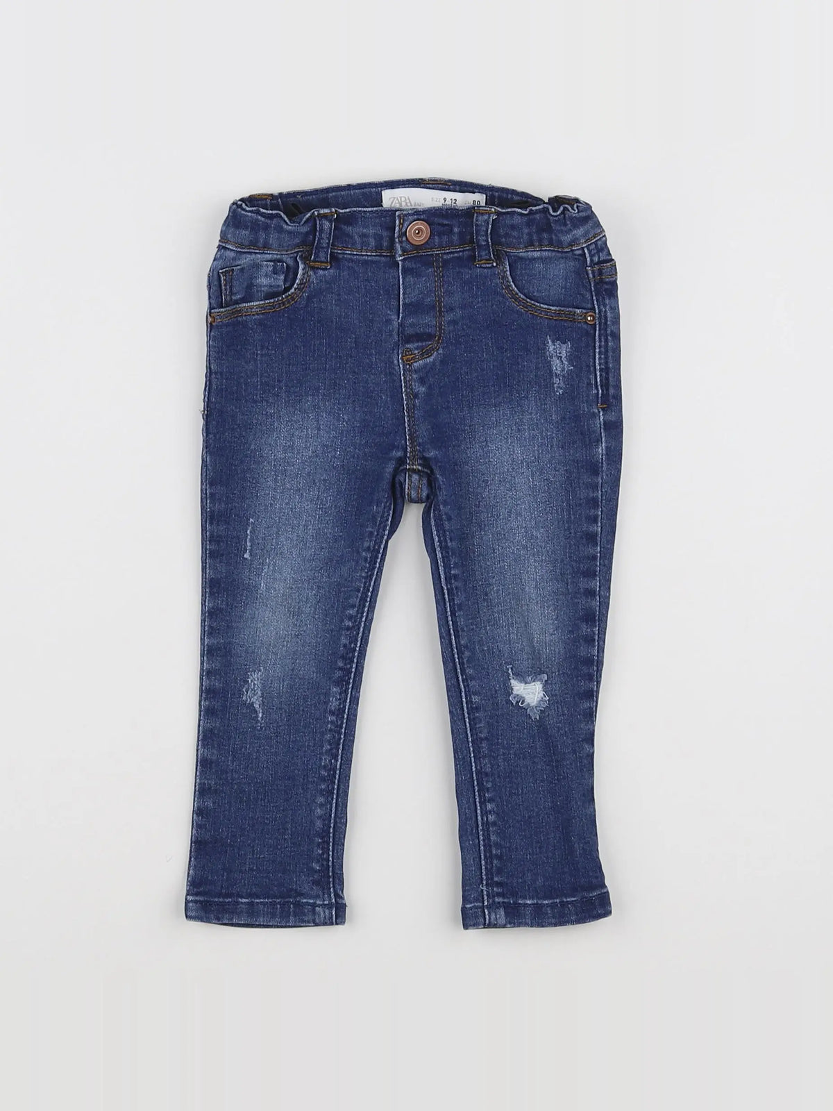 Zara - jean bleu - 9/12 mois