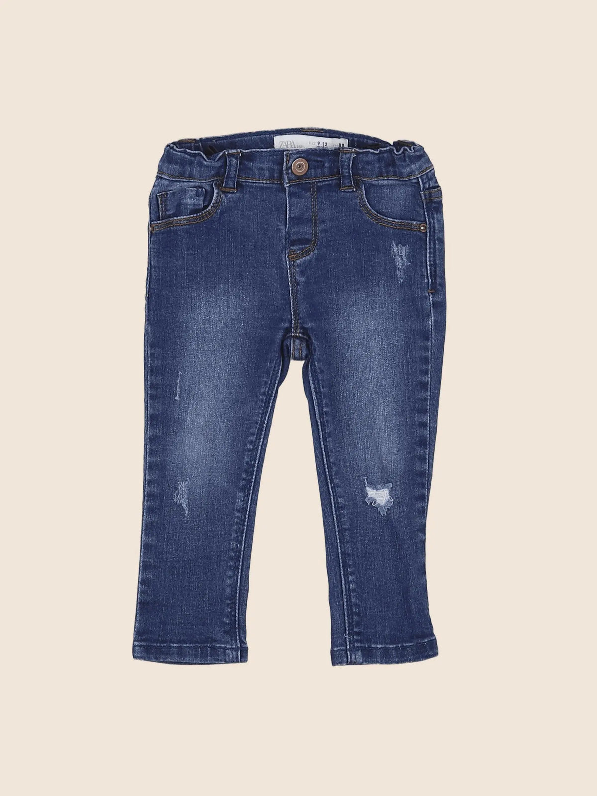 Zara - jean bleu - 9/12 mois
