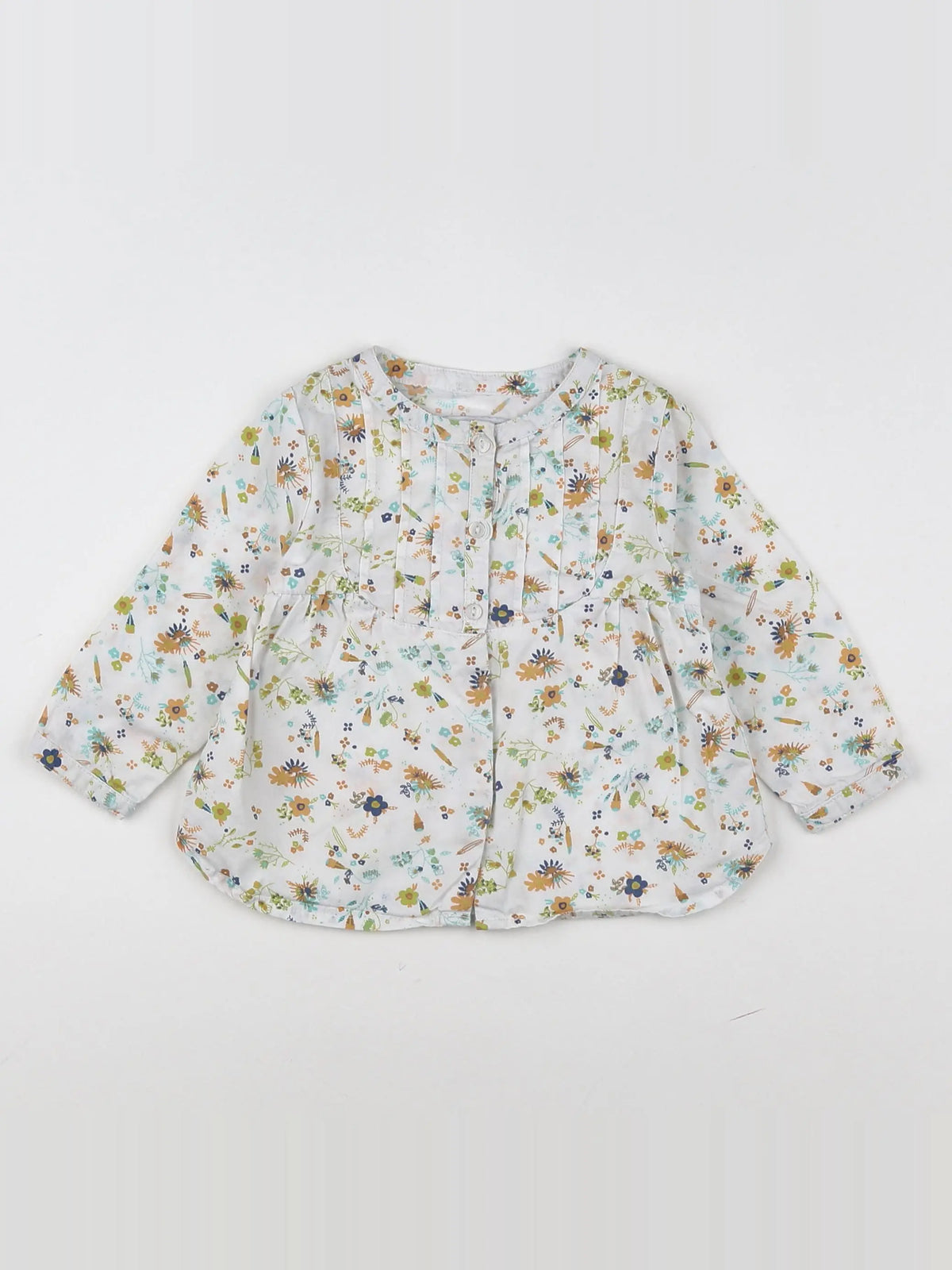 Vertbaudet - blouse blanc - 18 mois