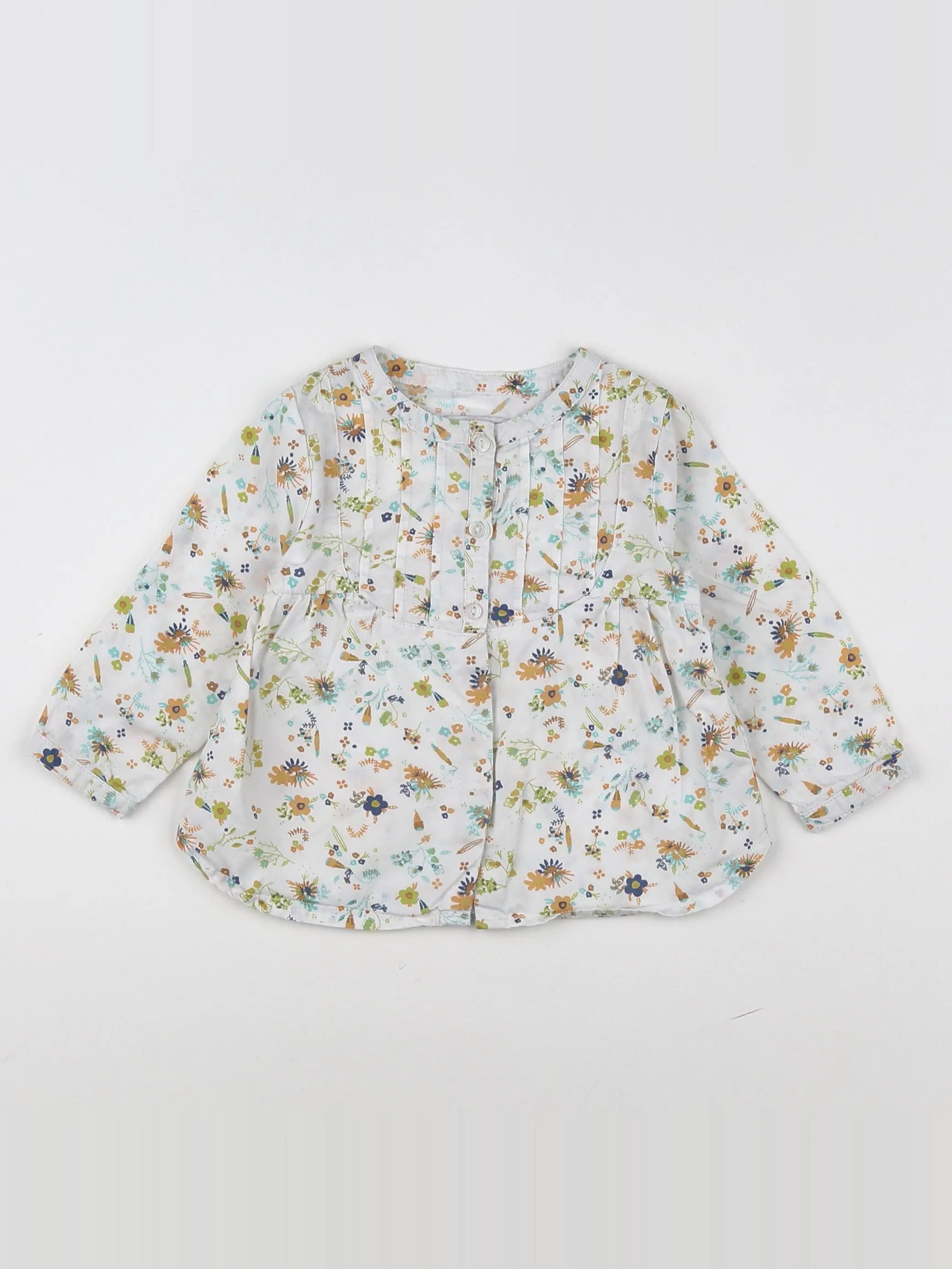 Vertbaudet - blouse blanc - 18 mois