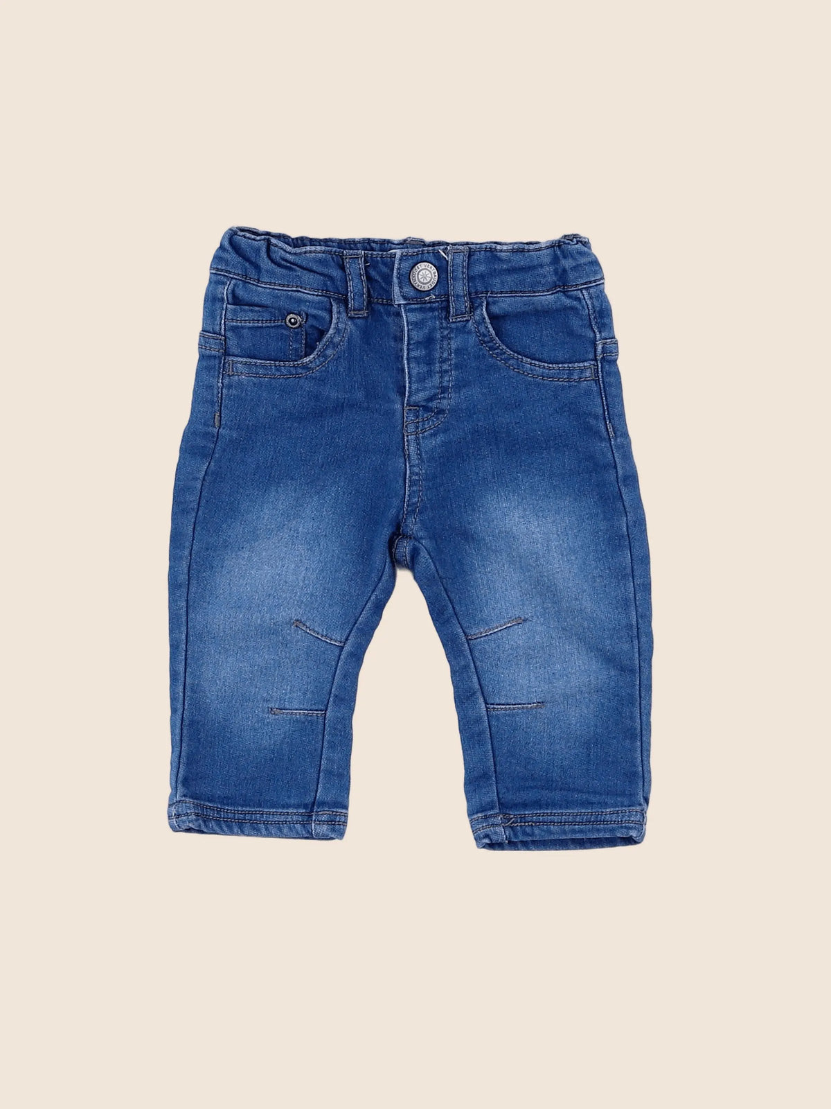 Vertbaudet - jean bleu - 3 mois