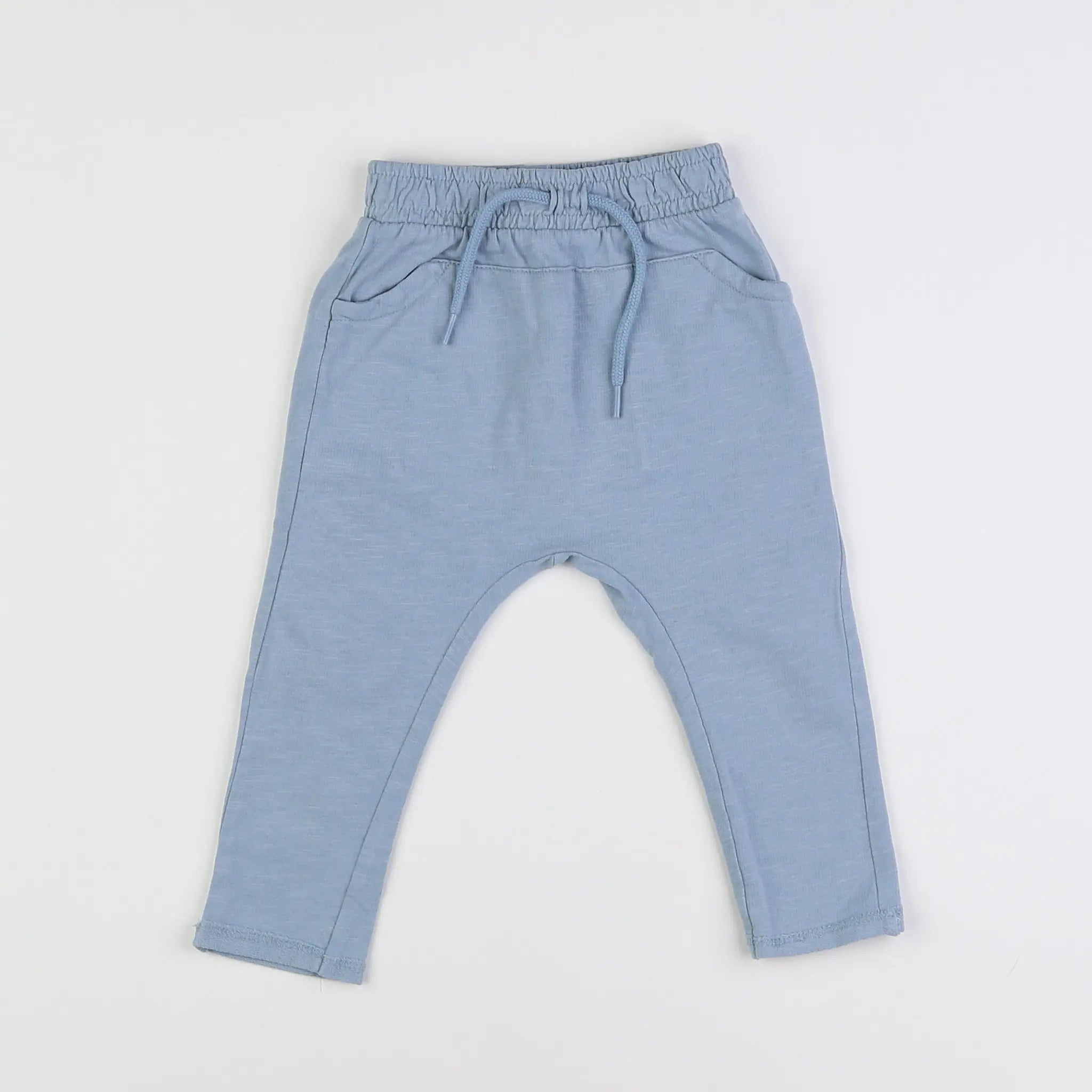 Vertbaudet - sarouel bleu - 6 mois