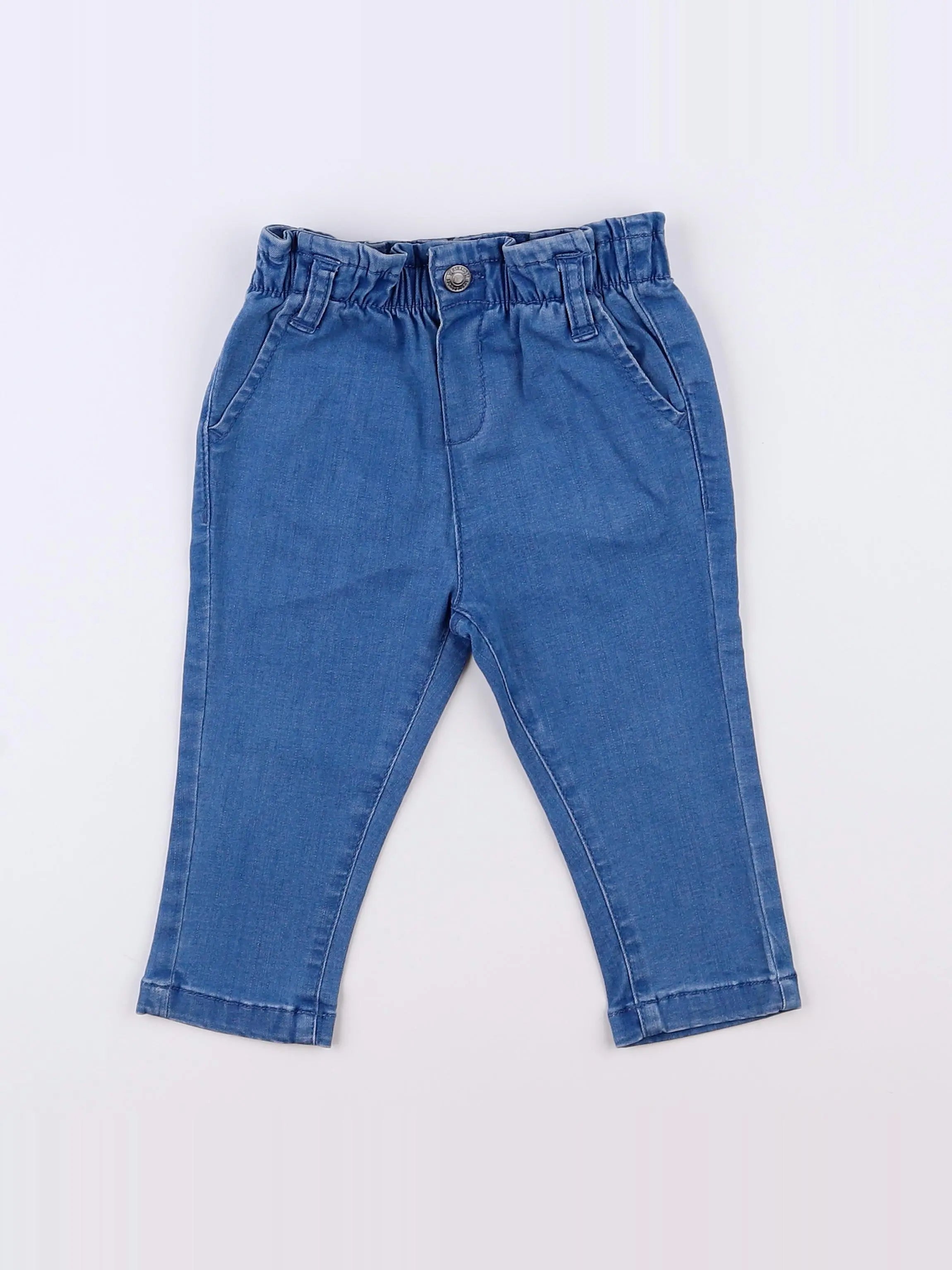 Vertbaudet - jegging bleu - 9 mois