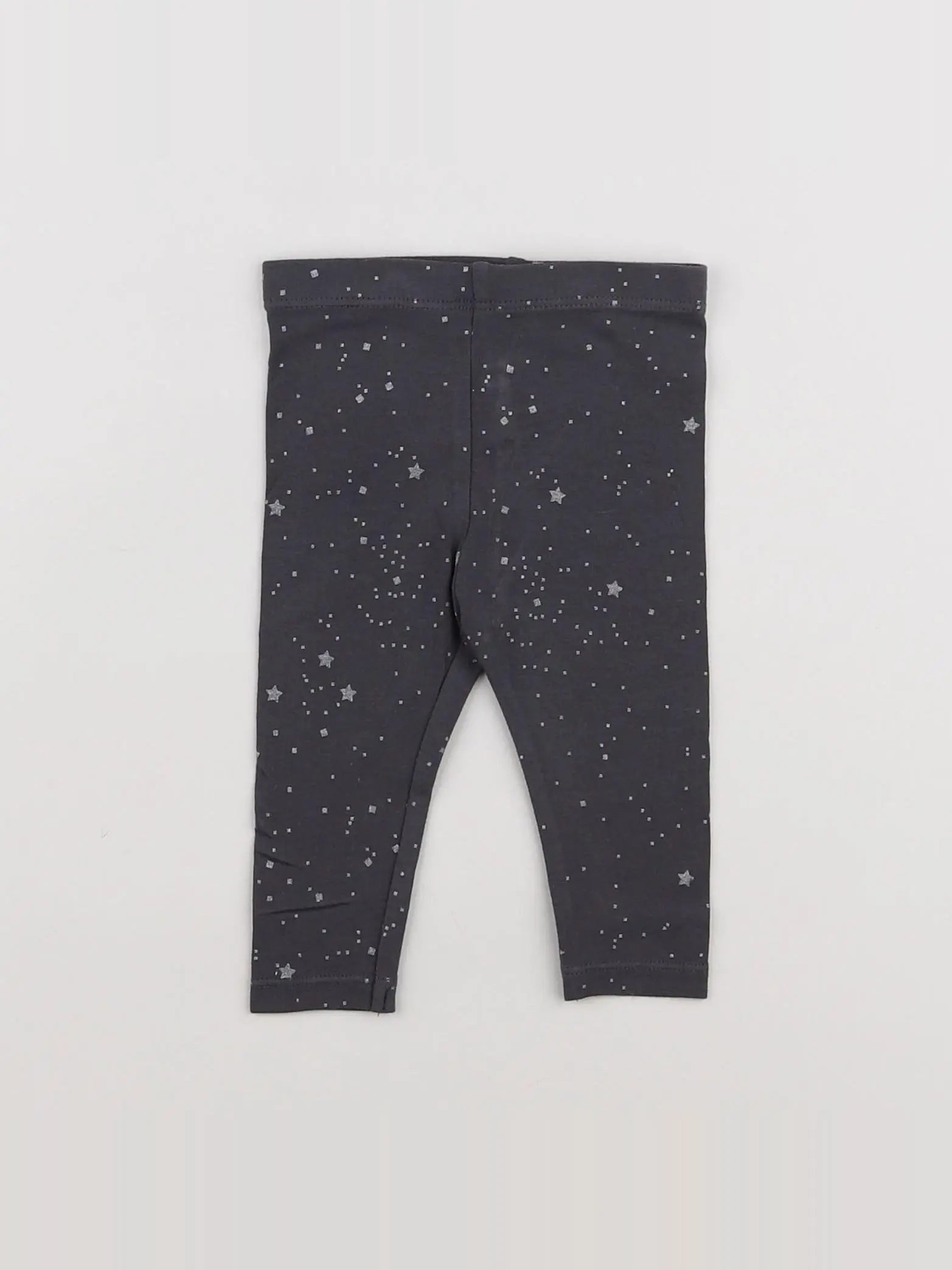 Vertbaudet - legging gris - 6 mois