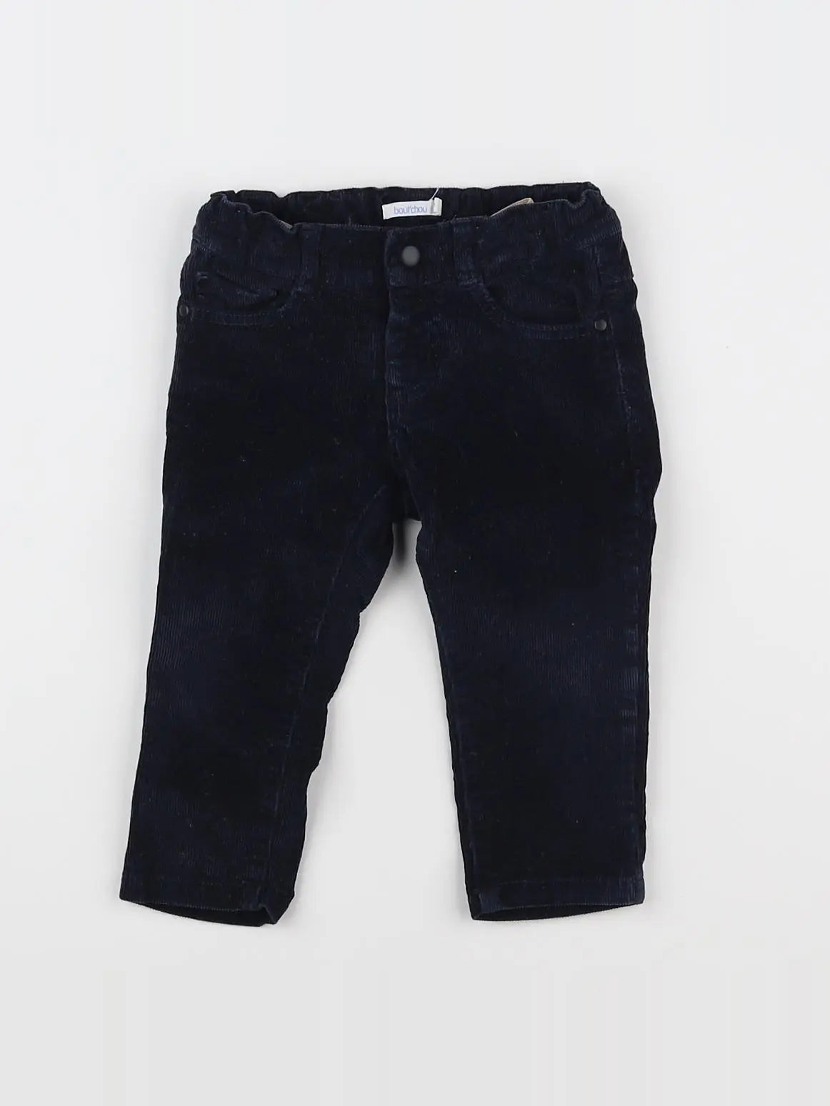 Boutchou - pantalon bleu - 12 mois