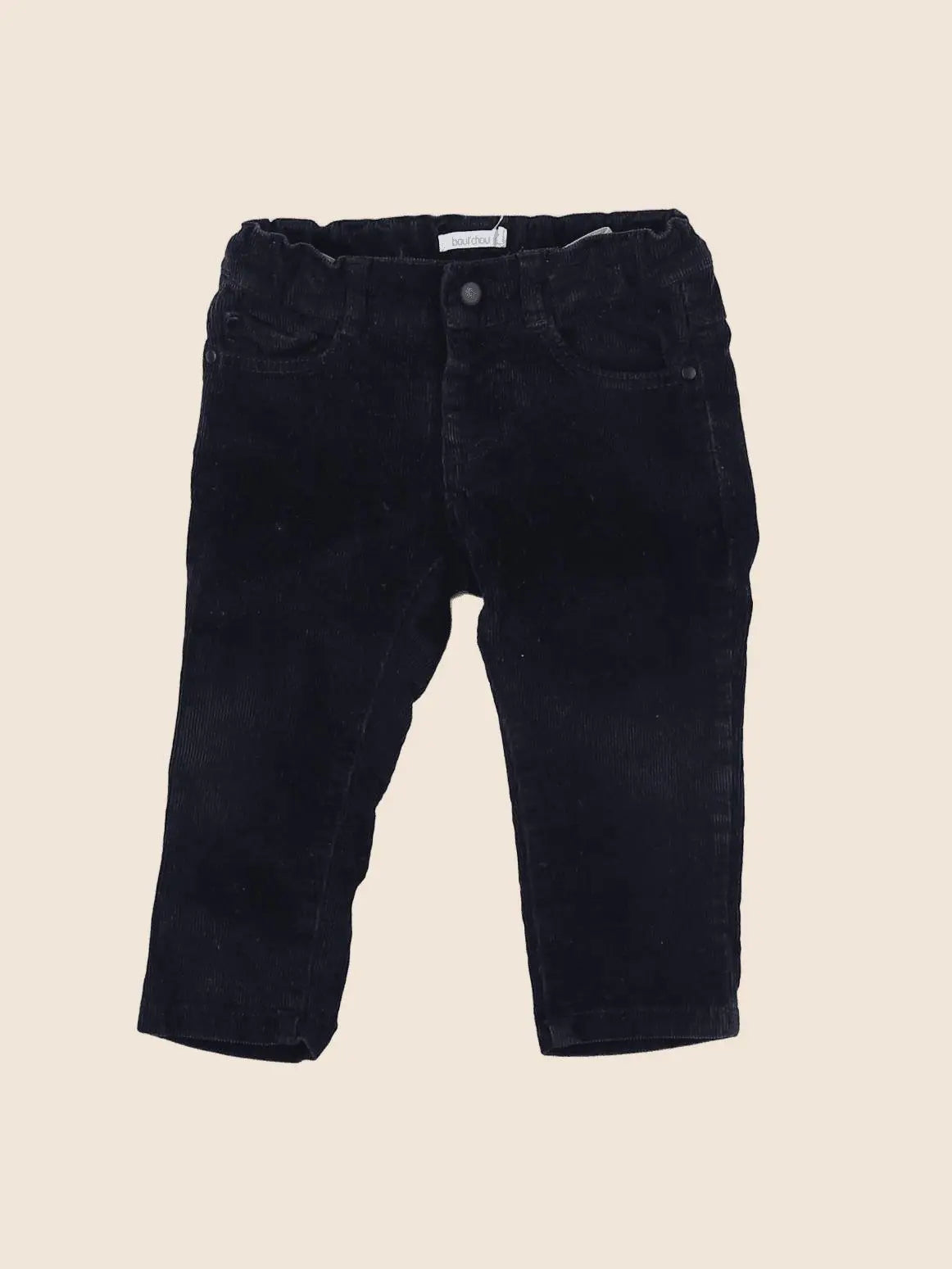 Boutchou - pantalon bleu - 12 mois
