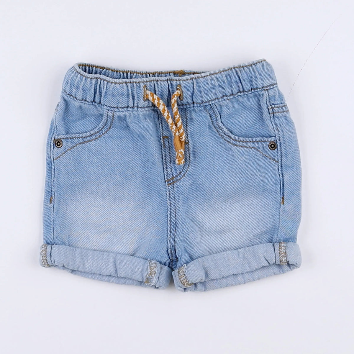 Vertbaudet - short bleu - 9 mois