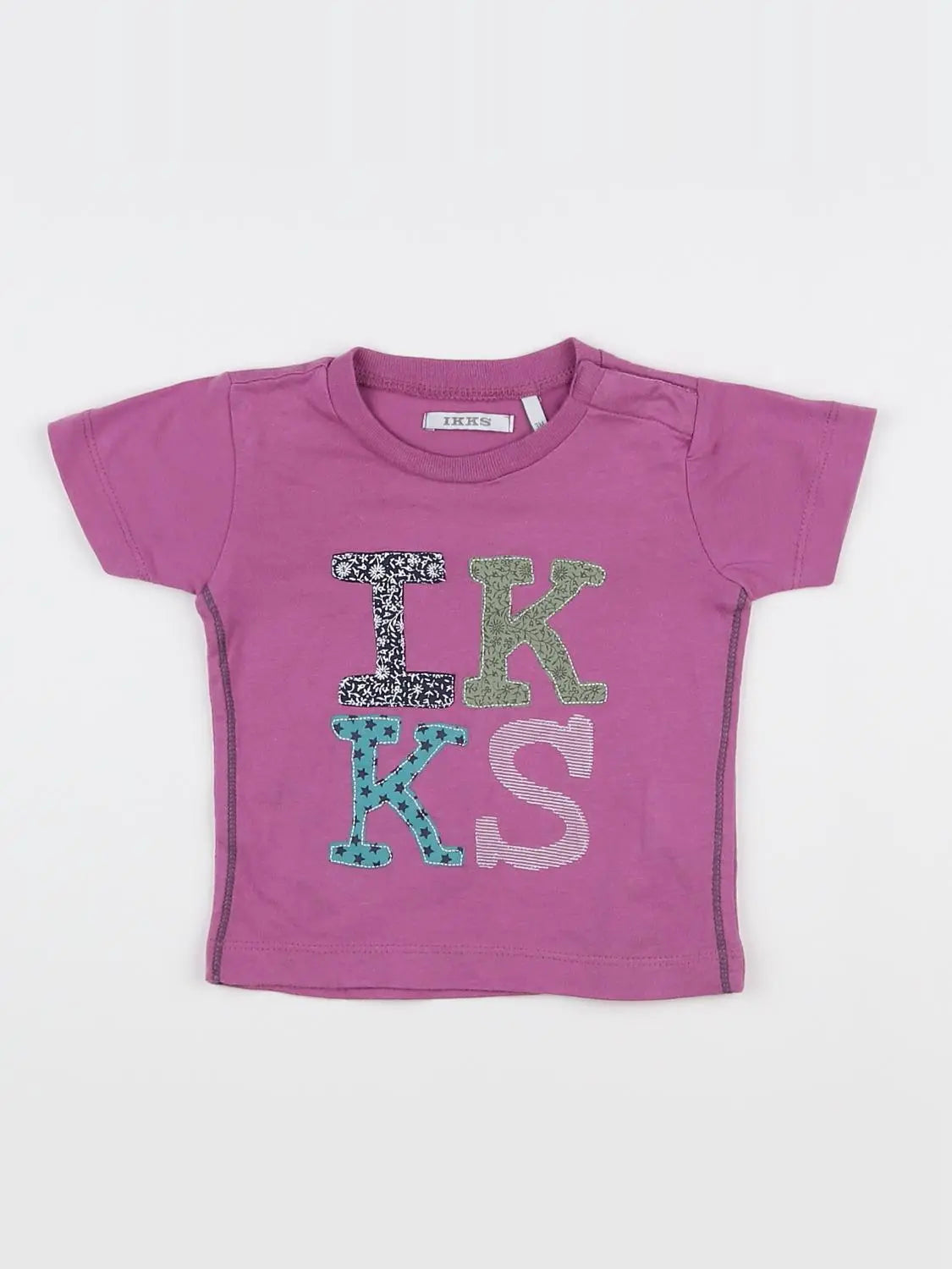IKKS - tee-shirt violet - 3 mois