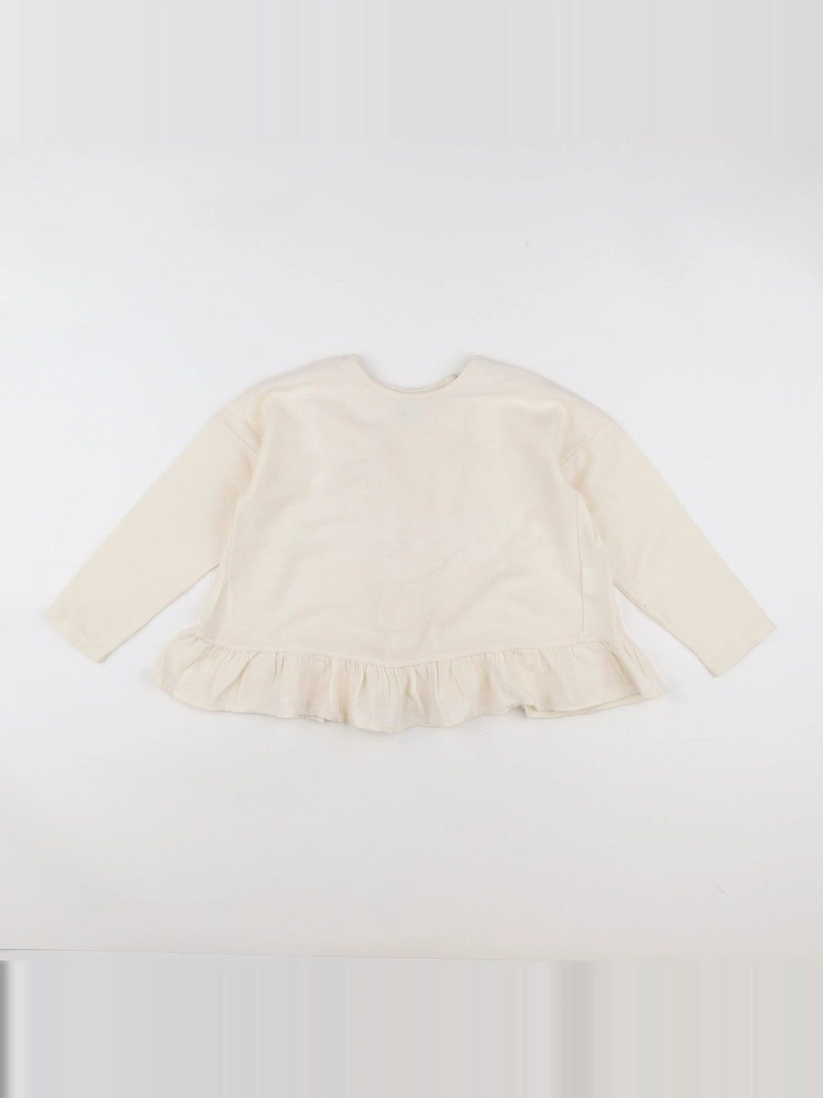 Yellow Pelota - blouse beige - 6 ans