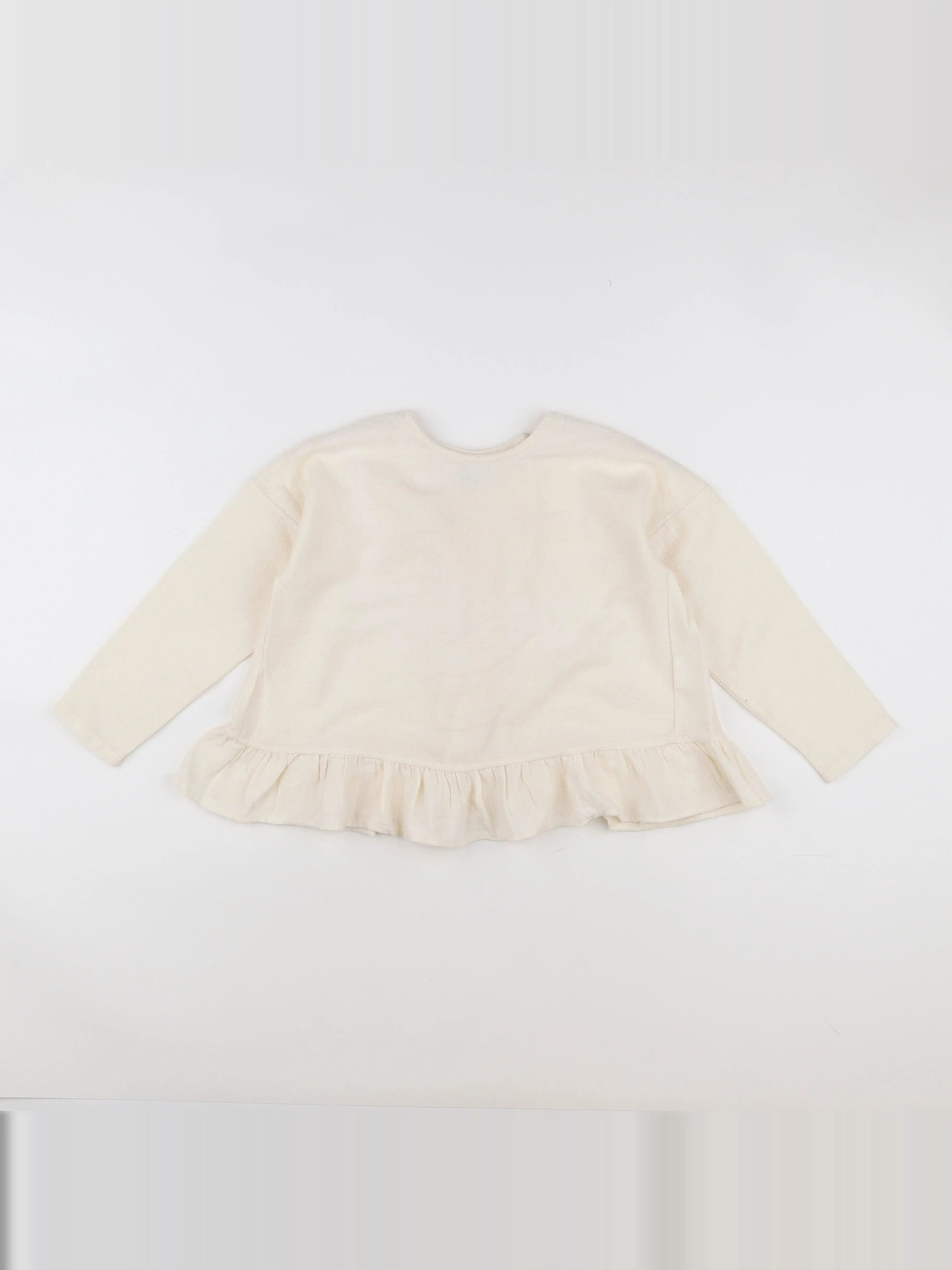 Yellow Pelota - blouse beige - 6 ans