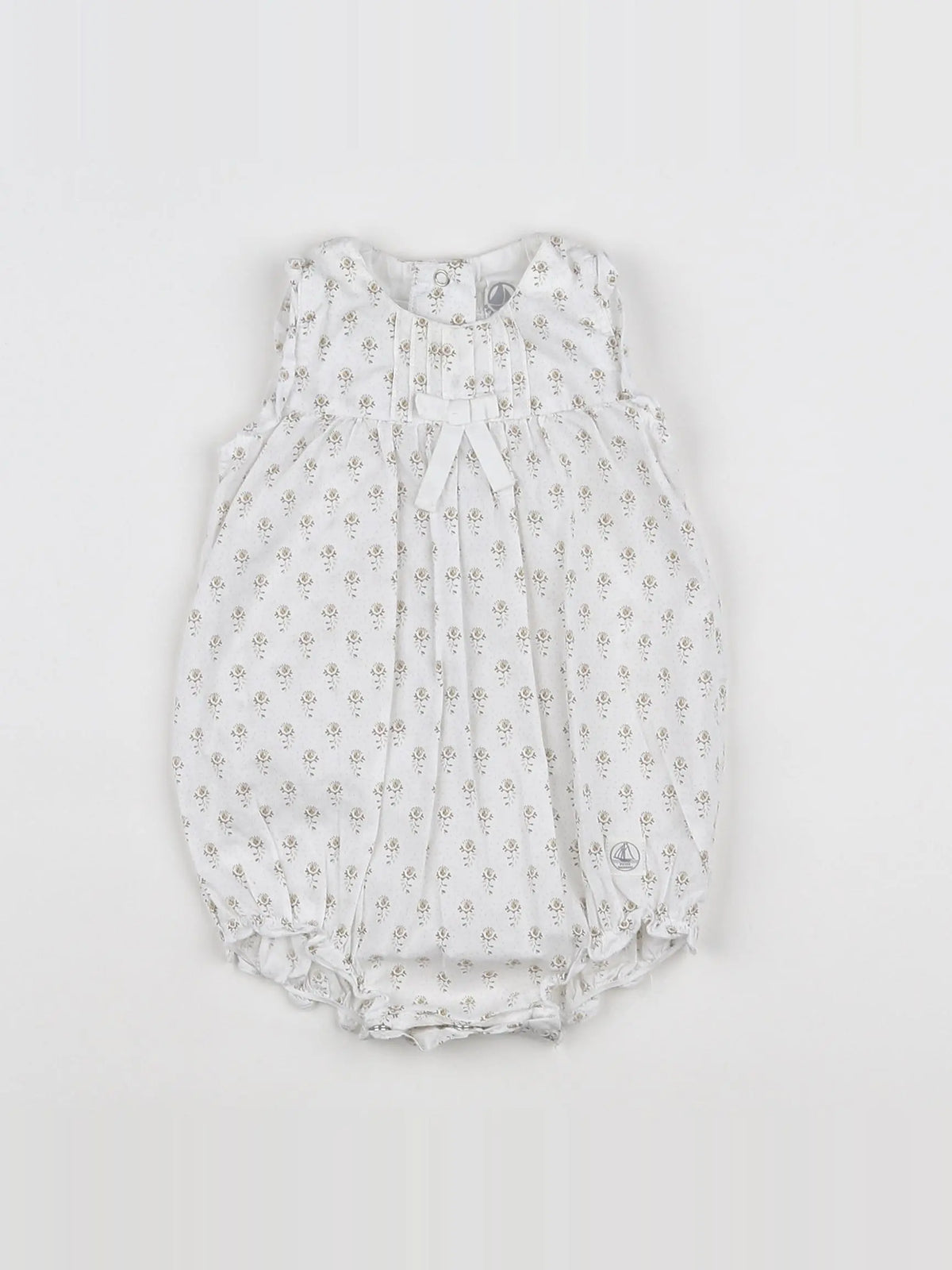 Petit Bateau - combinaison blanc - 3 mois