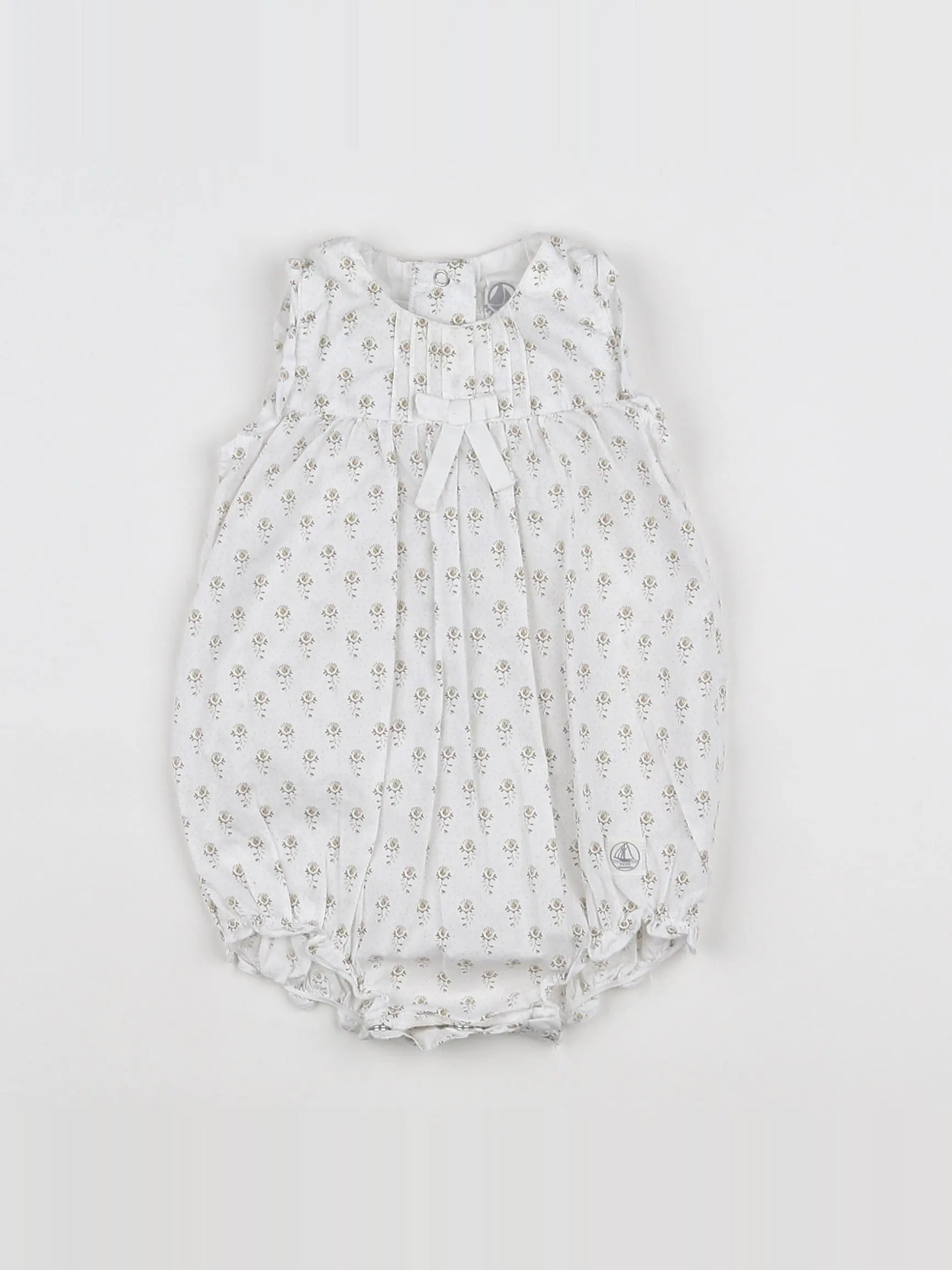 Petit Bateau - combinaison blanc - 3 mois