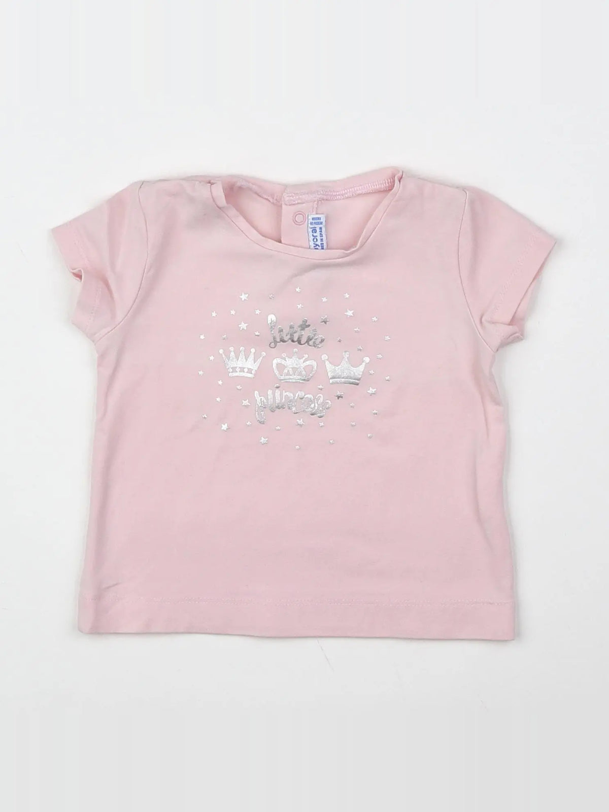 Mayoral - tee-shirt rose - 12 mois
