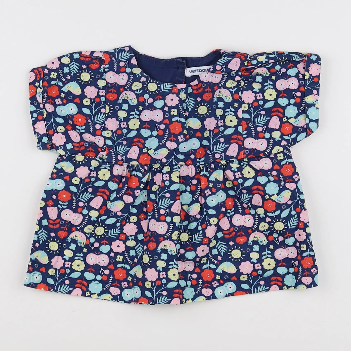 Vertbaudet - blouse multicolore - 18 mois