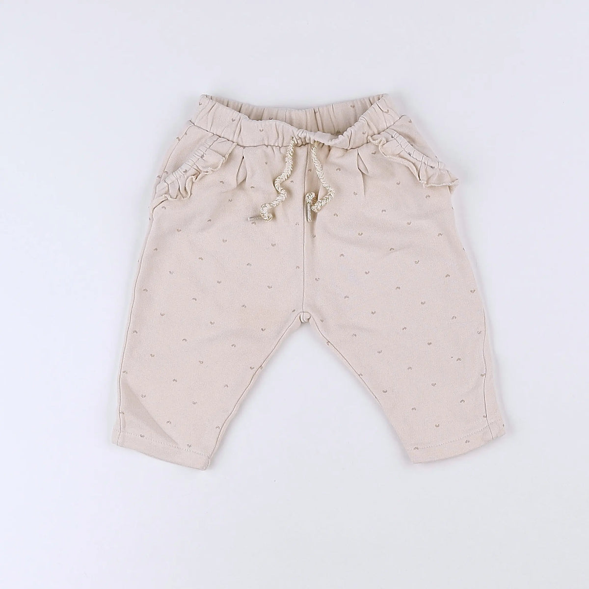 Vertbaudet - jogging beige - 3 mois