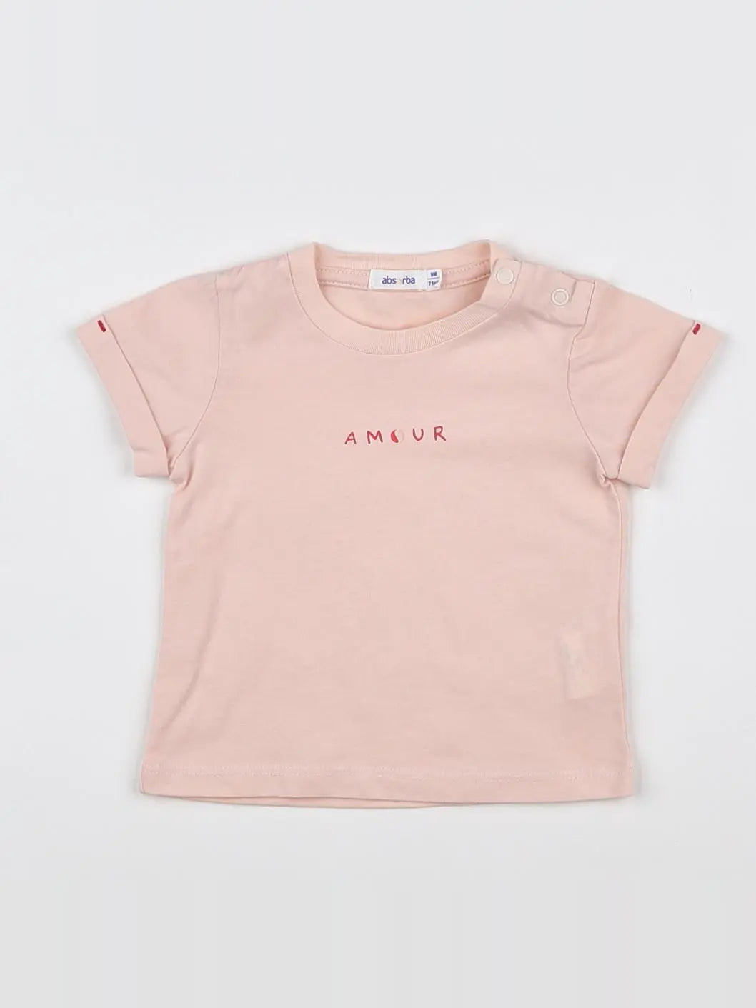 Absorba - tee-shirt rose - 9 mois