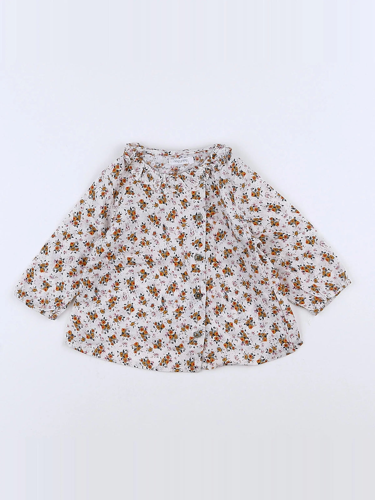 Boutchou - blouse multicolore - 9 mois