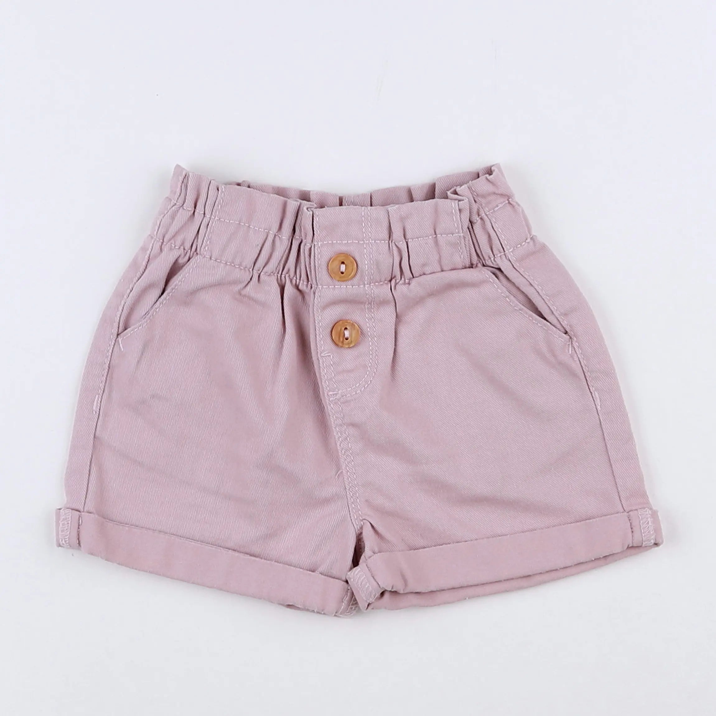 Vertbaudet - short rose - 12 mois